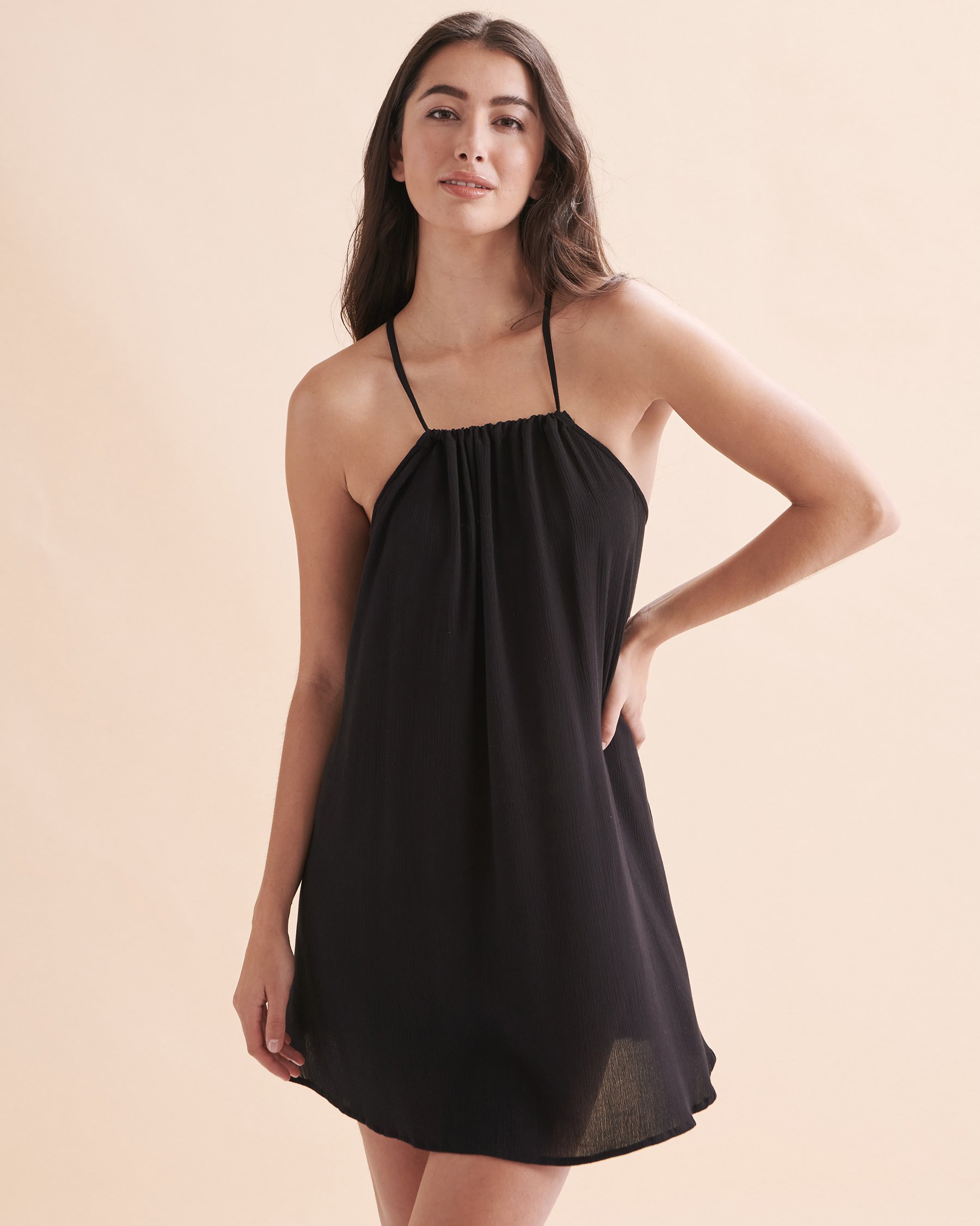 TROPIK High Neck Dress Black 05300004 - View3