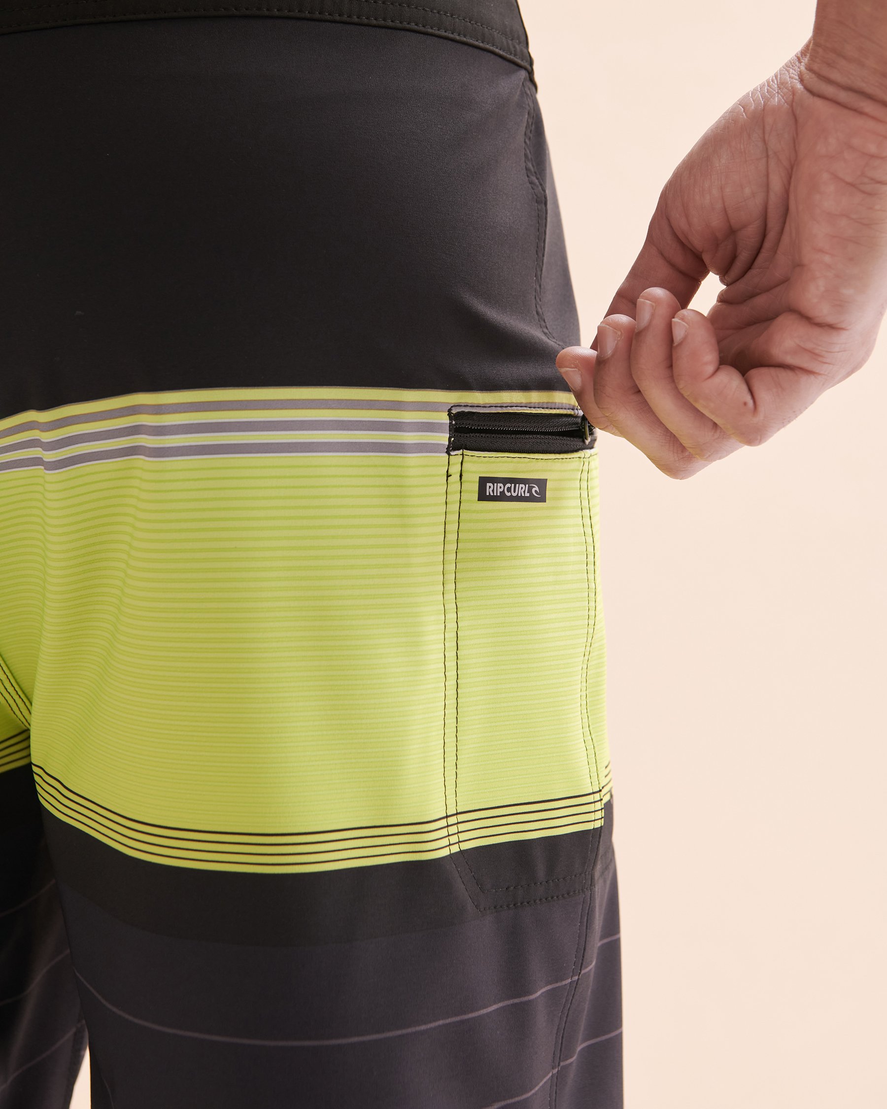 RIP CURL Maillot boardshort Mirage Daybreaker Jaune néon 036MBO - View3