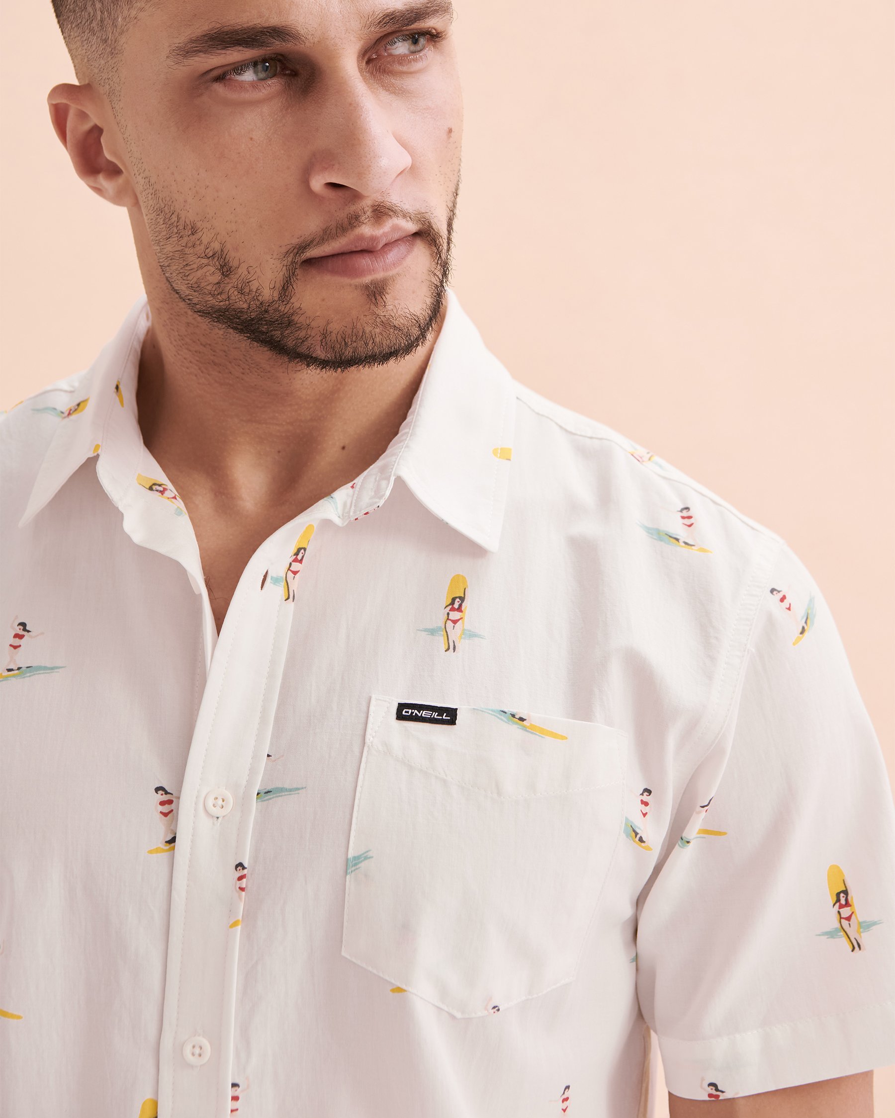 O'NEILL Oasis Eco Short Sleeve Shirt White SP4104103 - View3