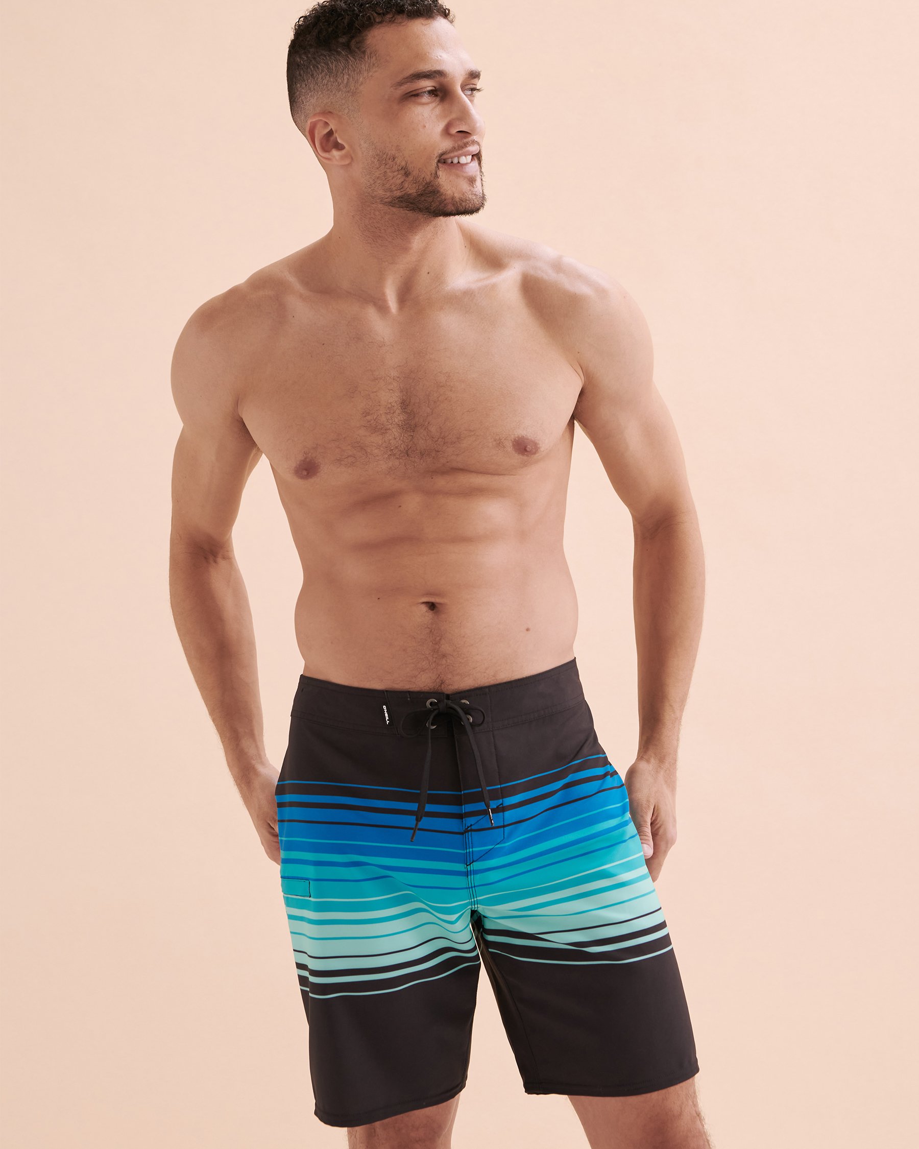 O'NEILL Hyperfreak Heat Stripe Boardshort Swimsuit Black SP4106009 - View4