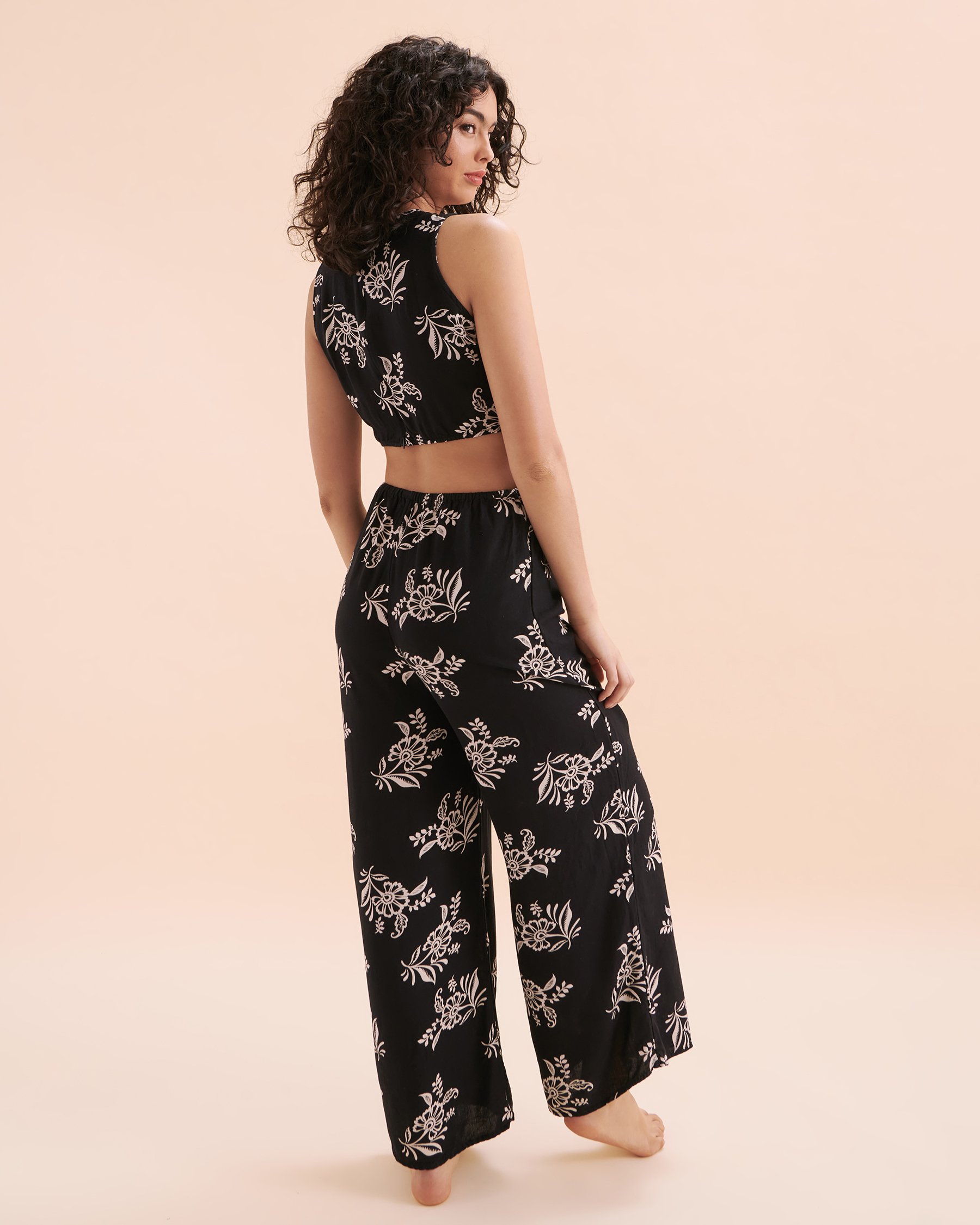 O'NEILL Pearl Front Knot Jumpsuit Black SP4416030 - View2