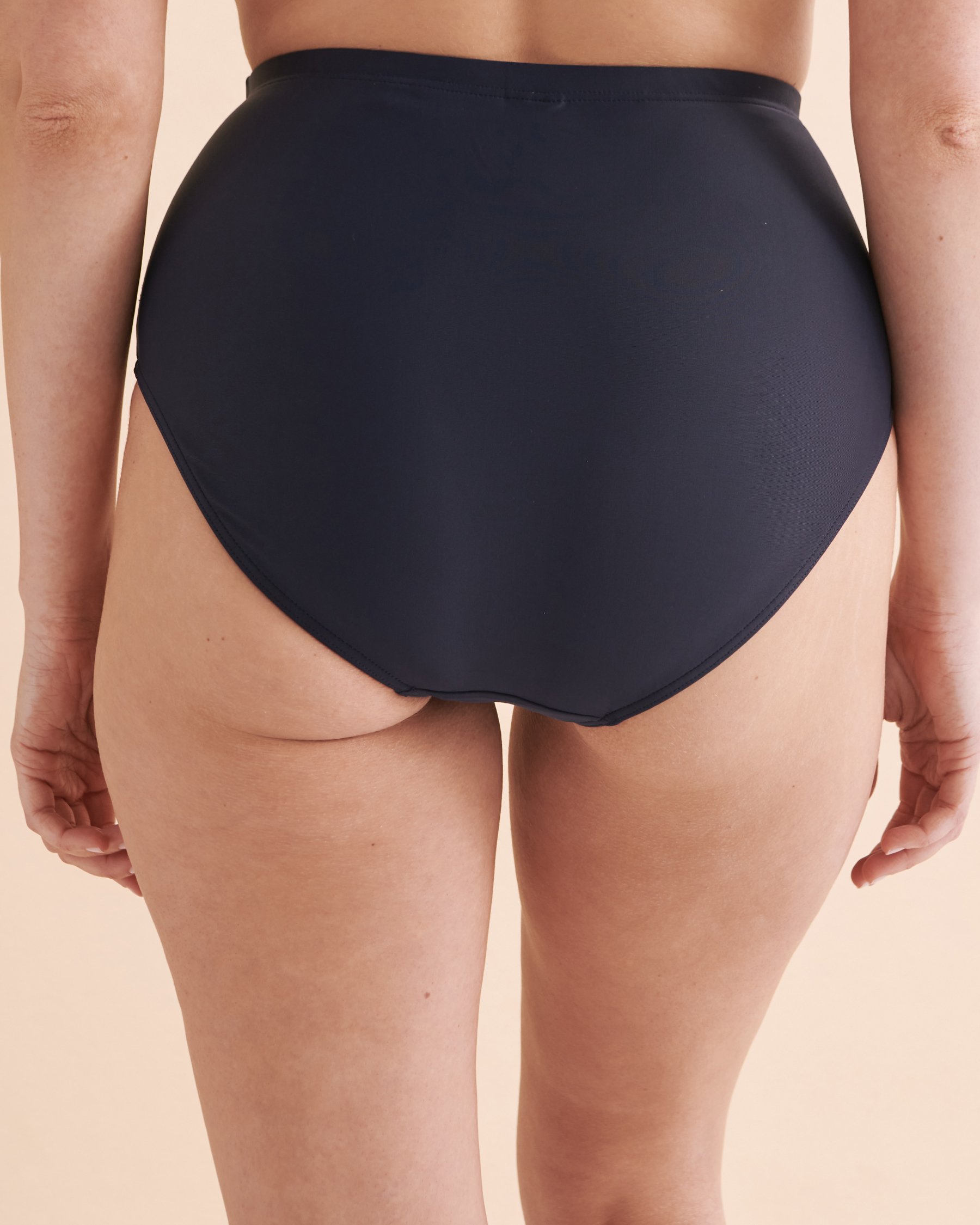 ARTESANDS Bas de bikini taille haute Palmspiration Botticelli Bleu marine foncé ATR4705PN - View2