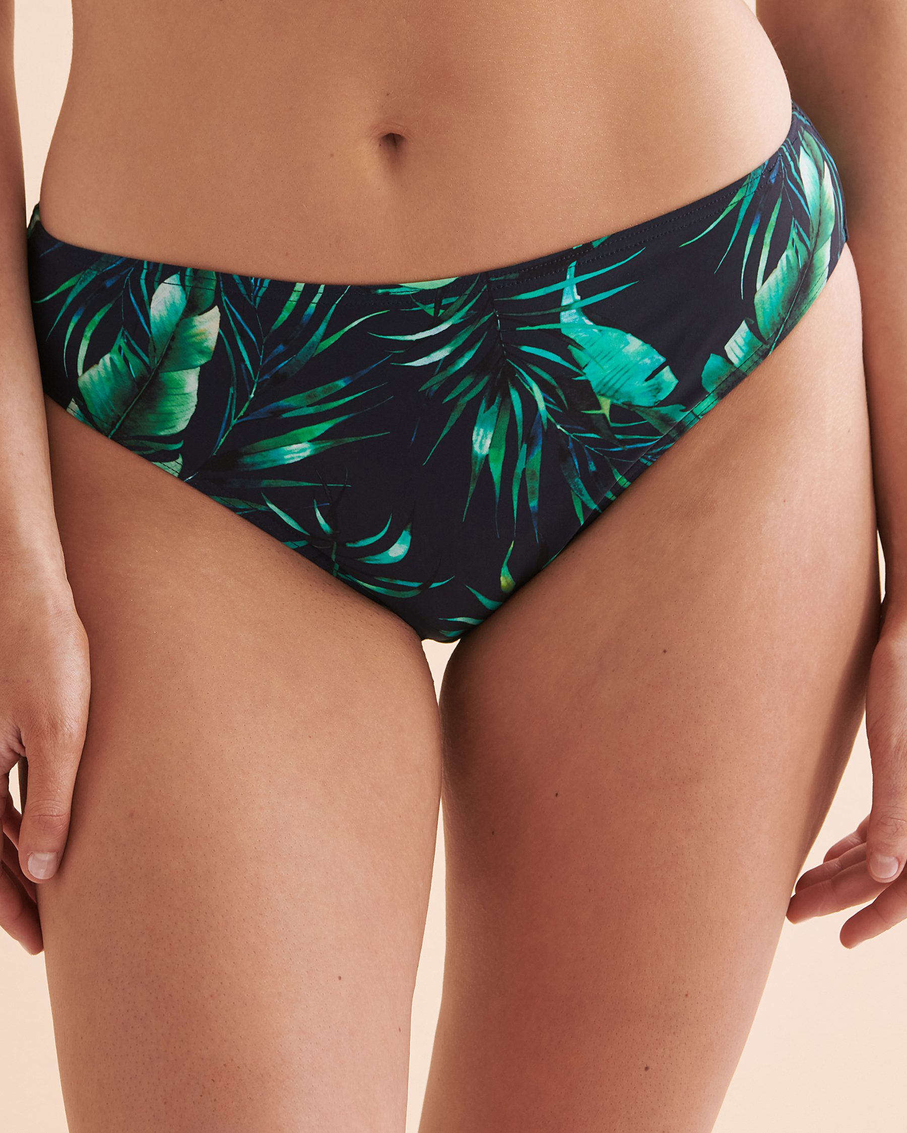 ARTESANDS Palmspiration Delacroix Bikini Bottom Dark Navy Leaves AT4006PS - View6