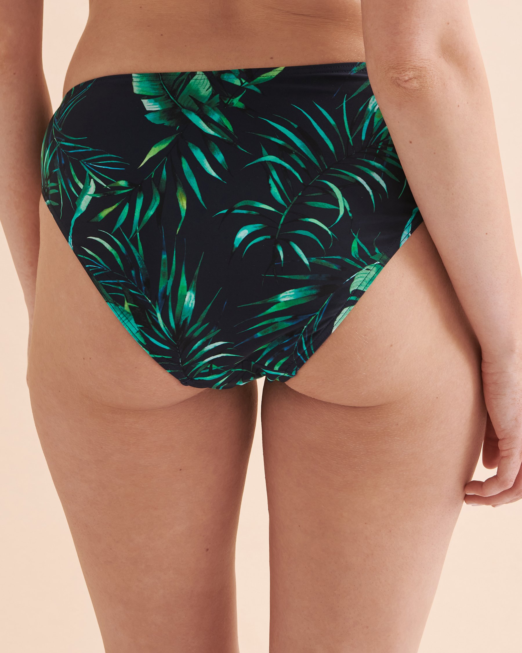 ARTESANDS Palmspiration Delacroix Bikini Bottom Dark Navy Leaves AT4006PS - View7