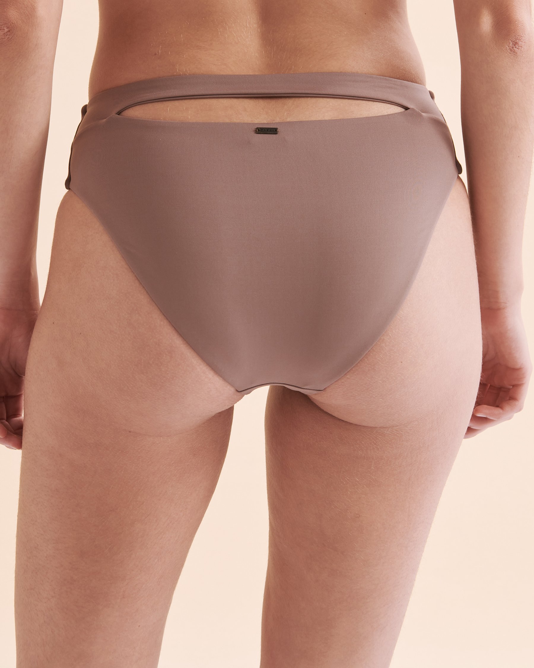 O'NEILL Saltwater Solids Max High Waist Bikini Bottom Deep Taupe SP4474086B - View3