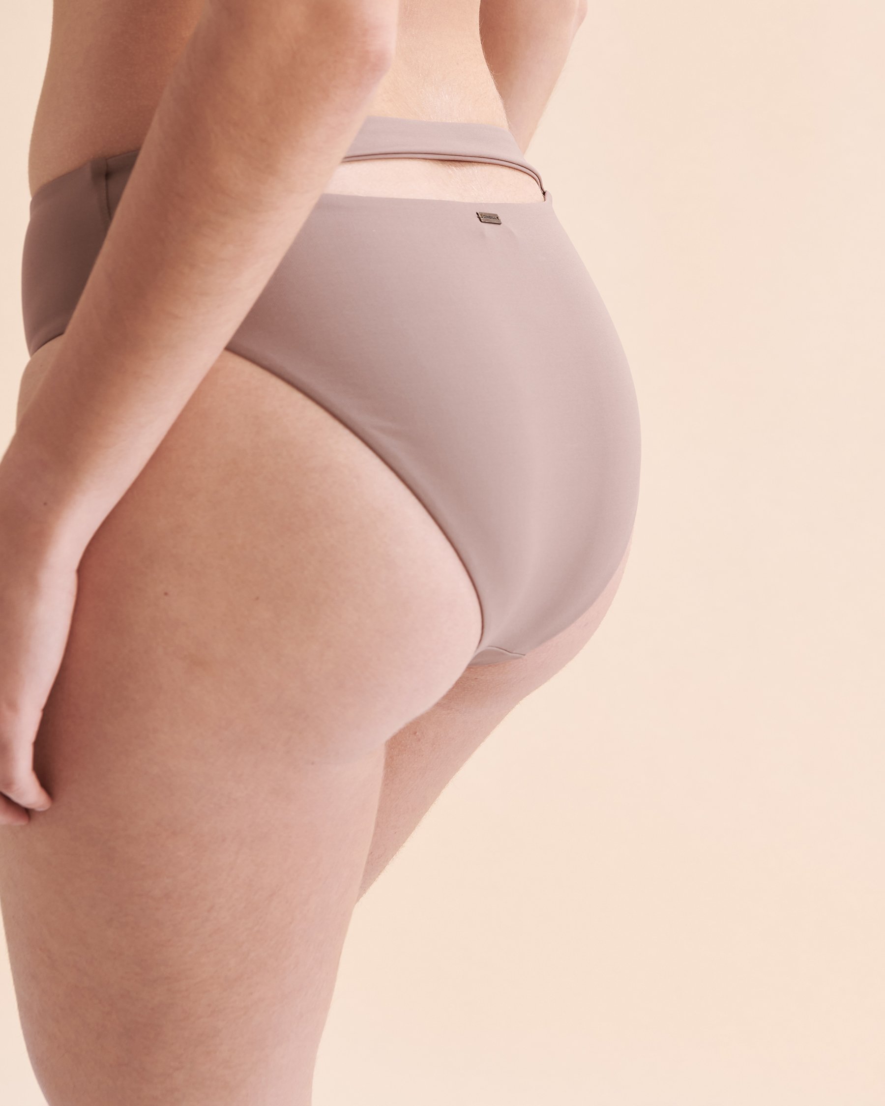 O'NEILL Saltwater Solids Max High Waist Bikini Bottom Deep Taupe SP4474086B - View4