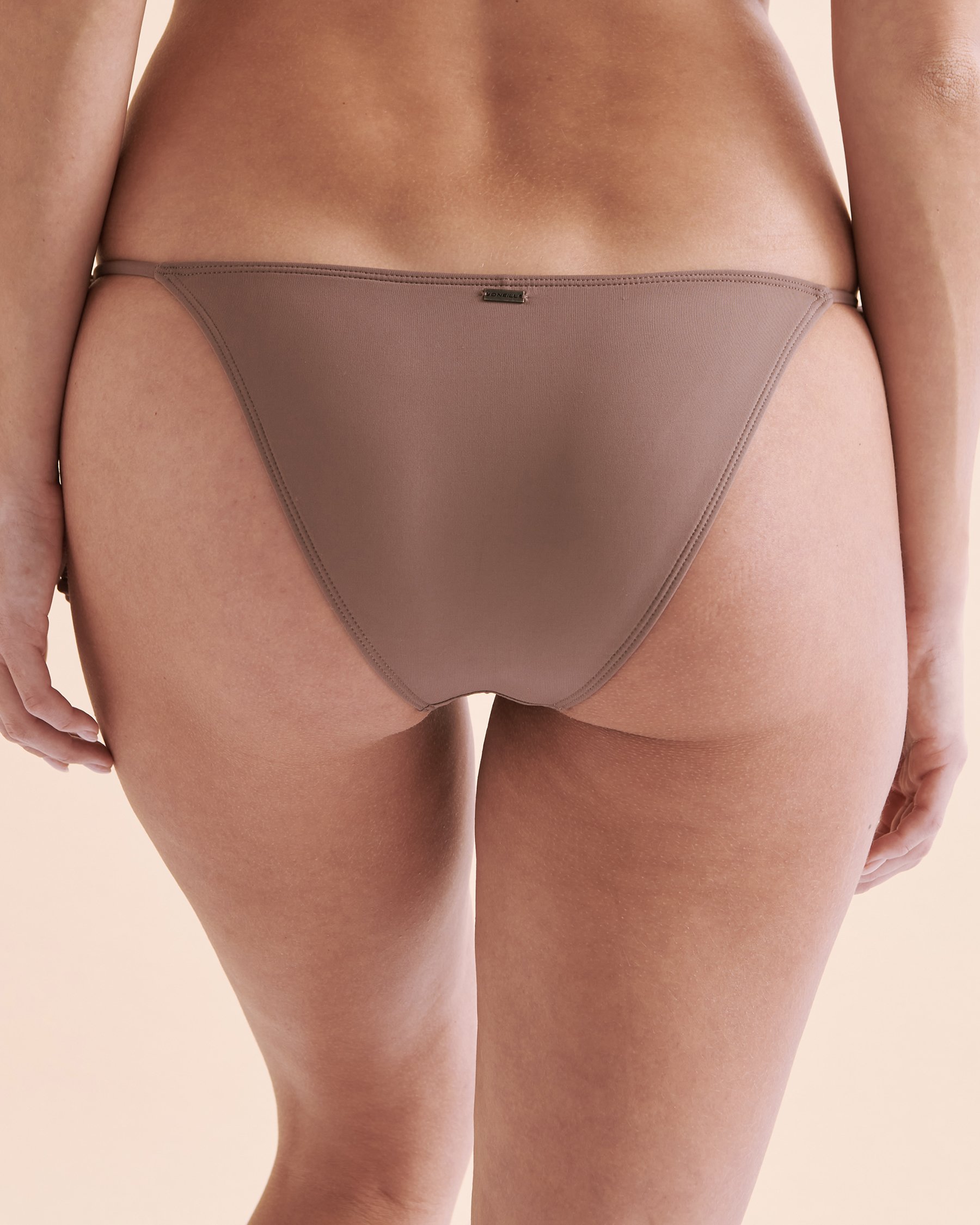 O'NEILL Saltwater Solids Side Tie Bikini Bottom Deep Taupe SP4474006B - View4