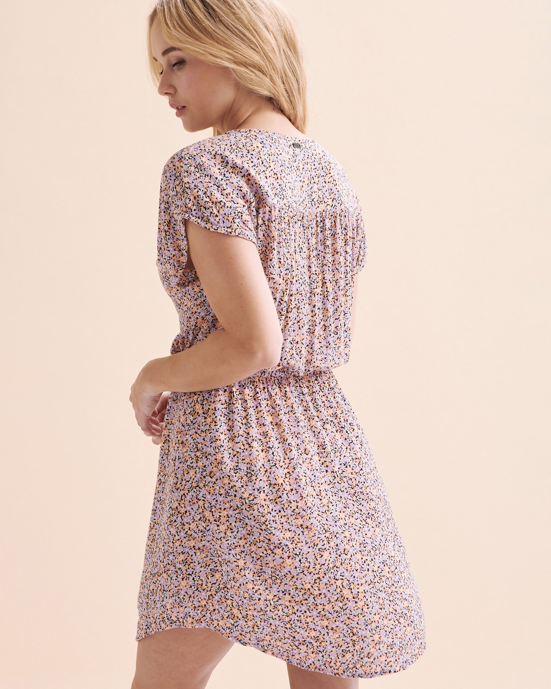 TROPIK Short Floral Dress Ditsy Floral 05300005 - View5