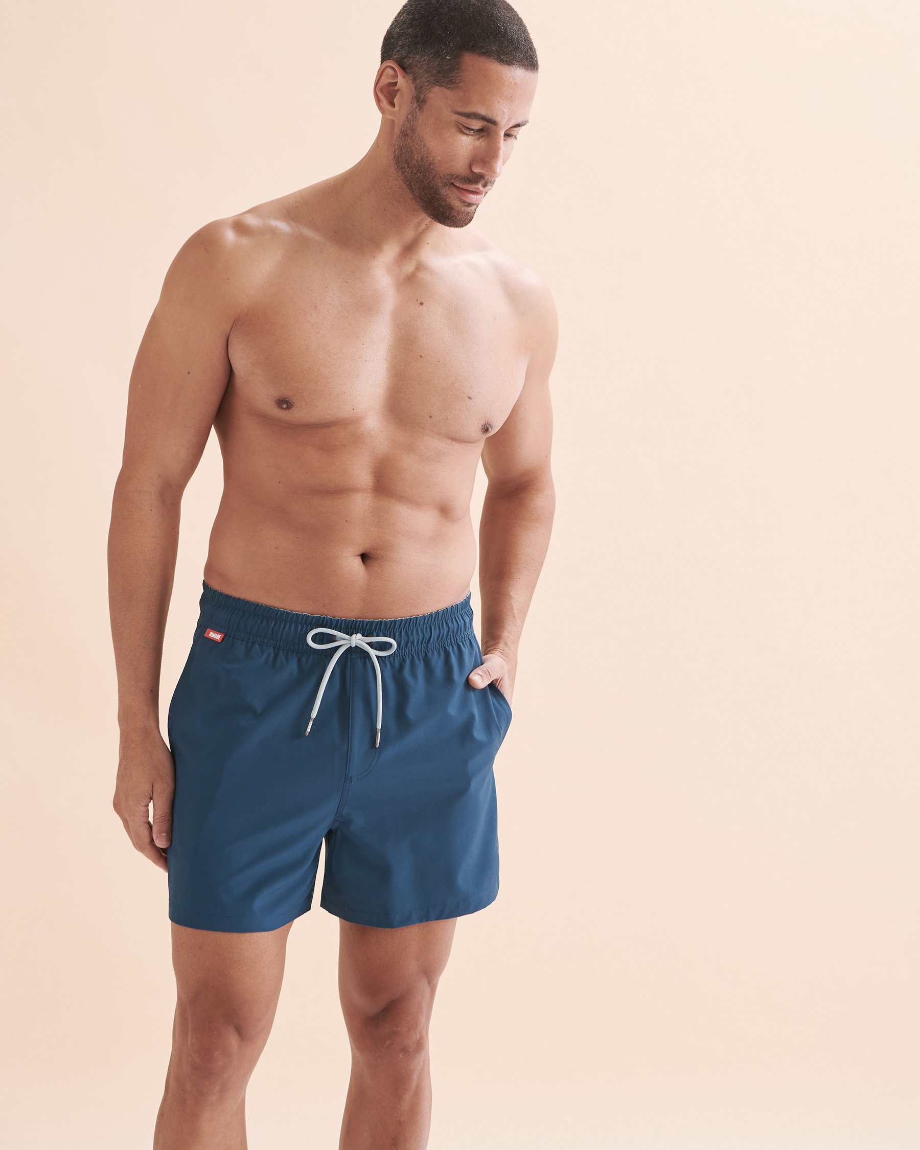 HAMABE Volley Swimsuit Dark Blue 03100026 - View6