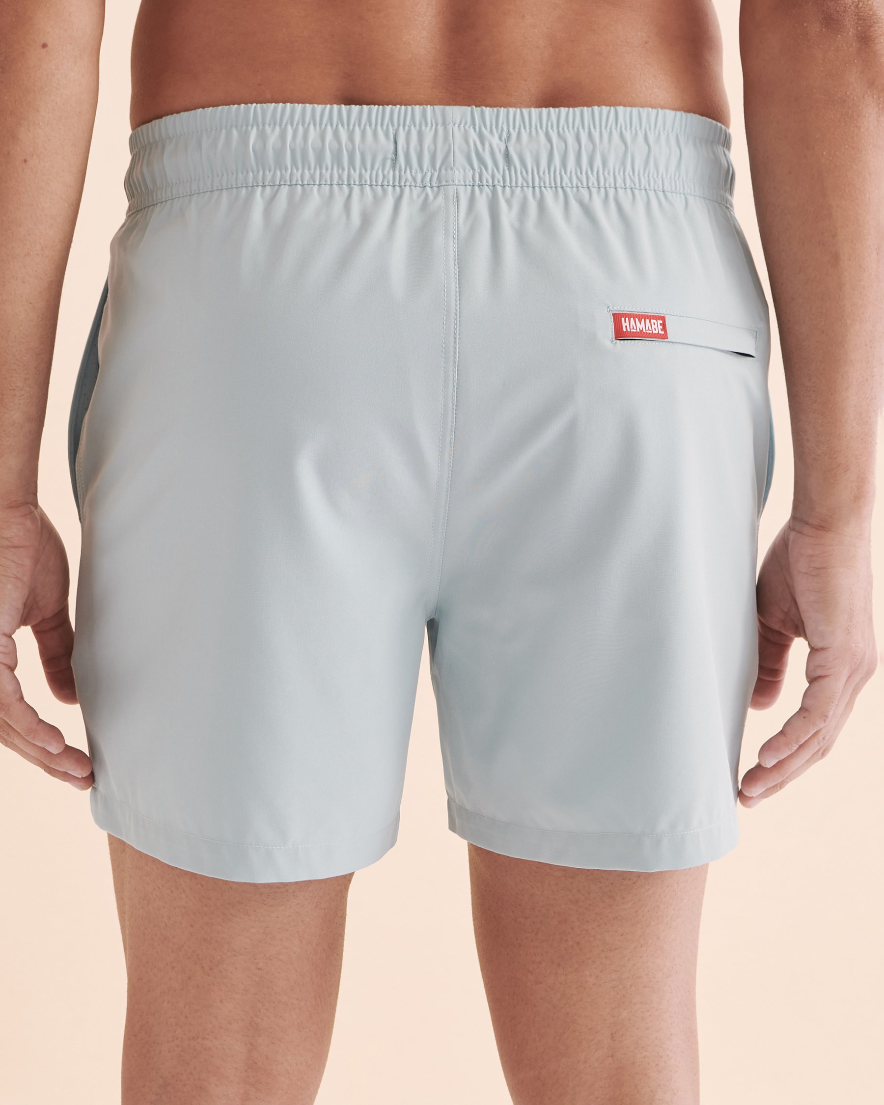 HAMABE Volley Swimsuit Pale Blue 03100025 - View3