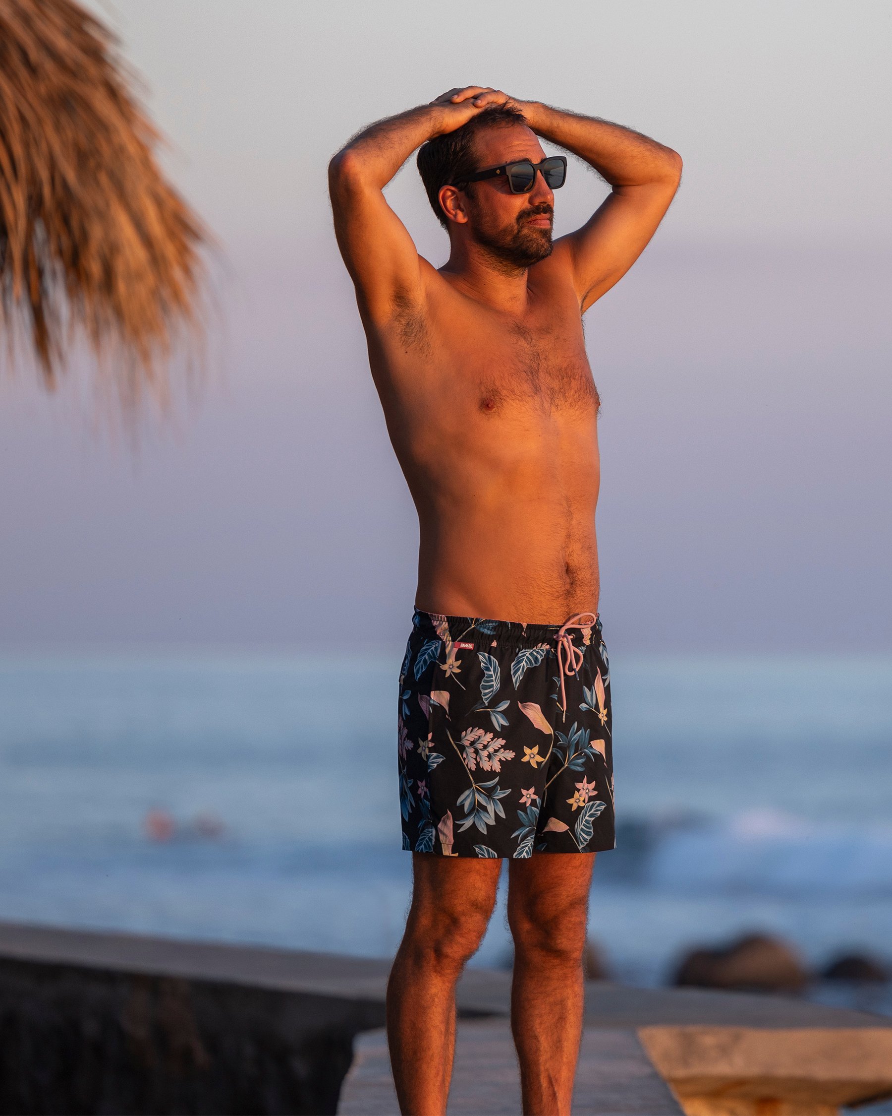 HAMABE Volley Swimsuit Tropical Summer 03100025 - View1