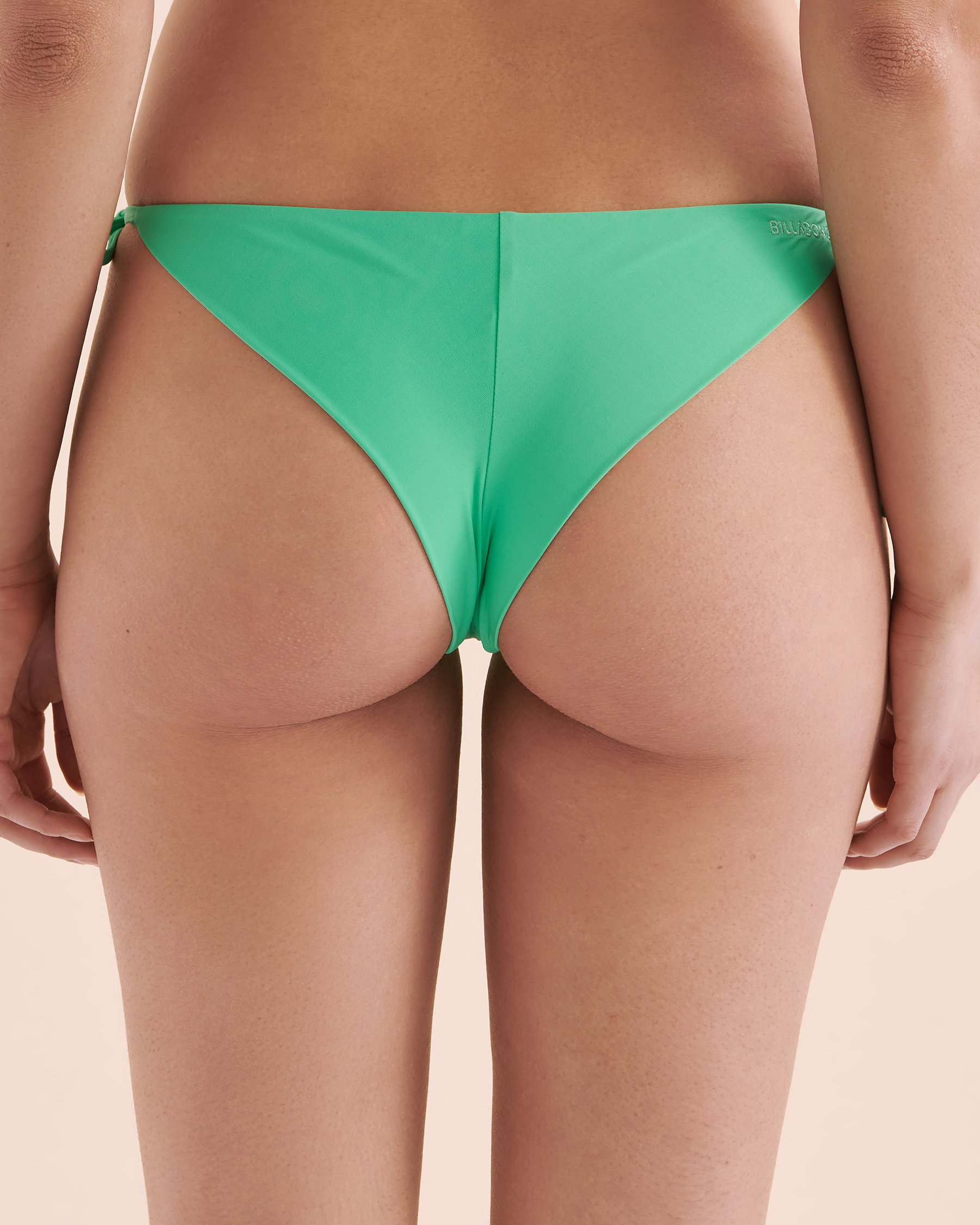 BILLABONG Sol Searcher Side Tie Tanga Bikini Bottom Tropical Green ABJX400507 - View2