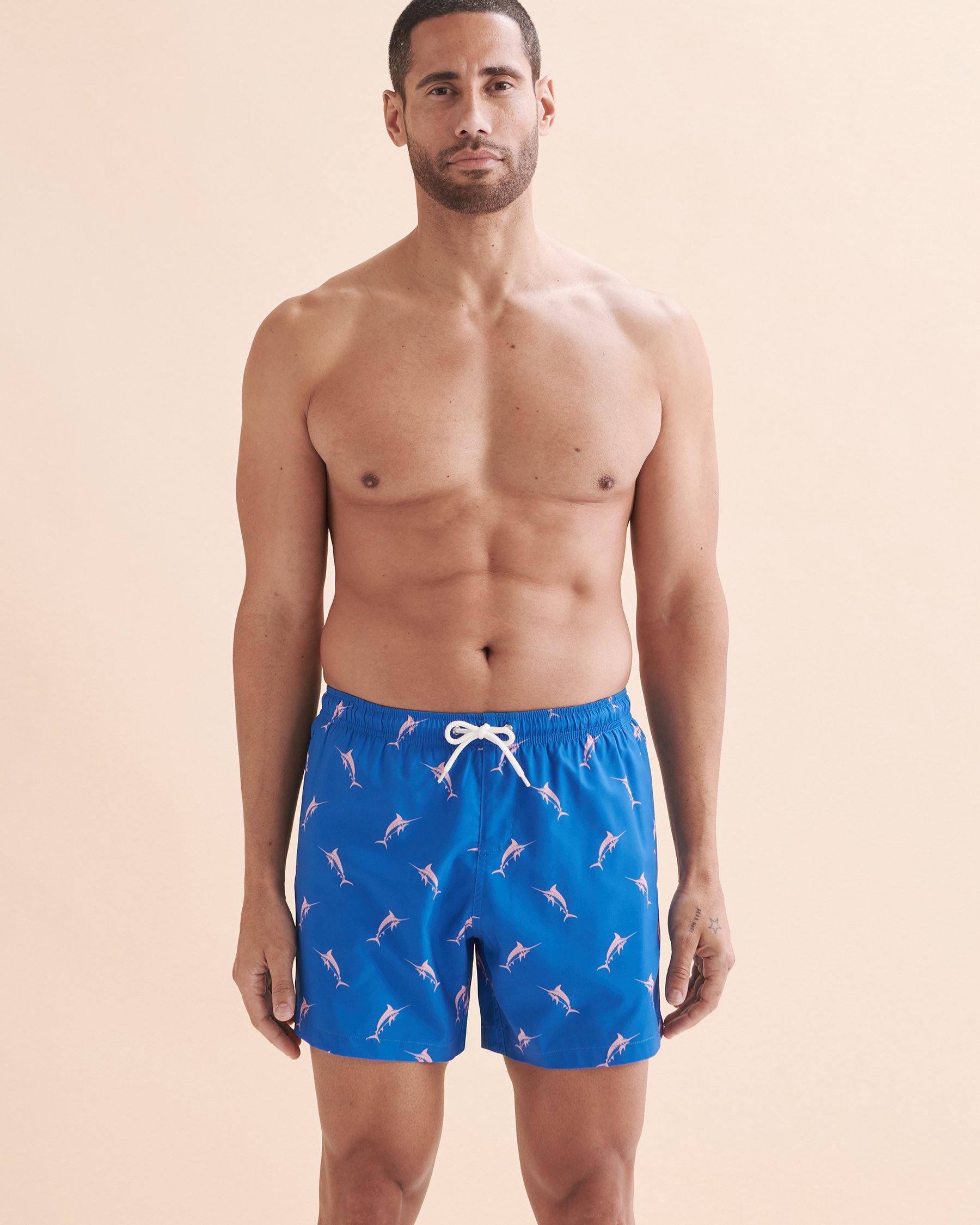 BERMIES Blue Marlin Volley Swimsuit Blue BLUE MARLIN - View10