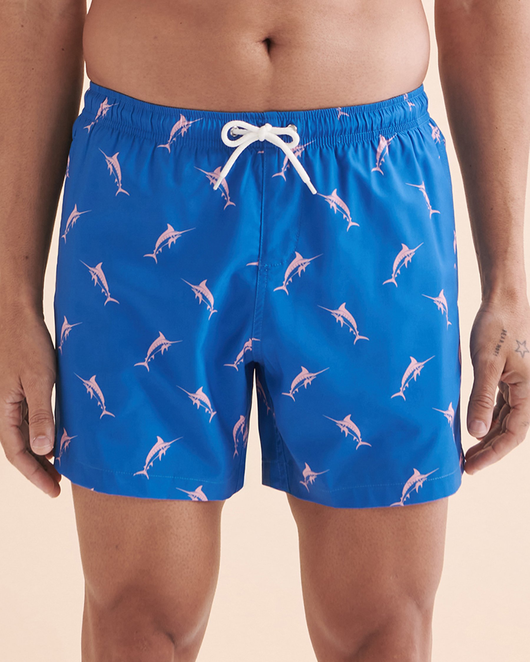 BERMIES Blue Marlin Volley Swimsuit Blue BLUE MARLIN - View6