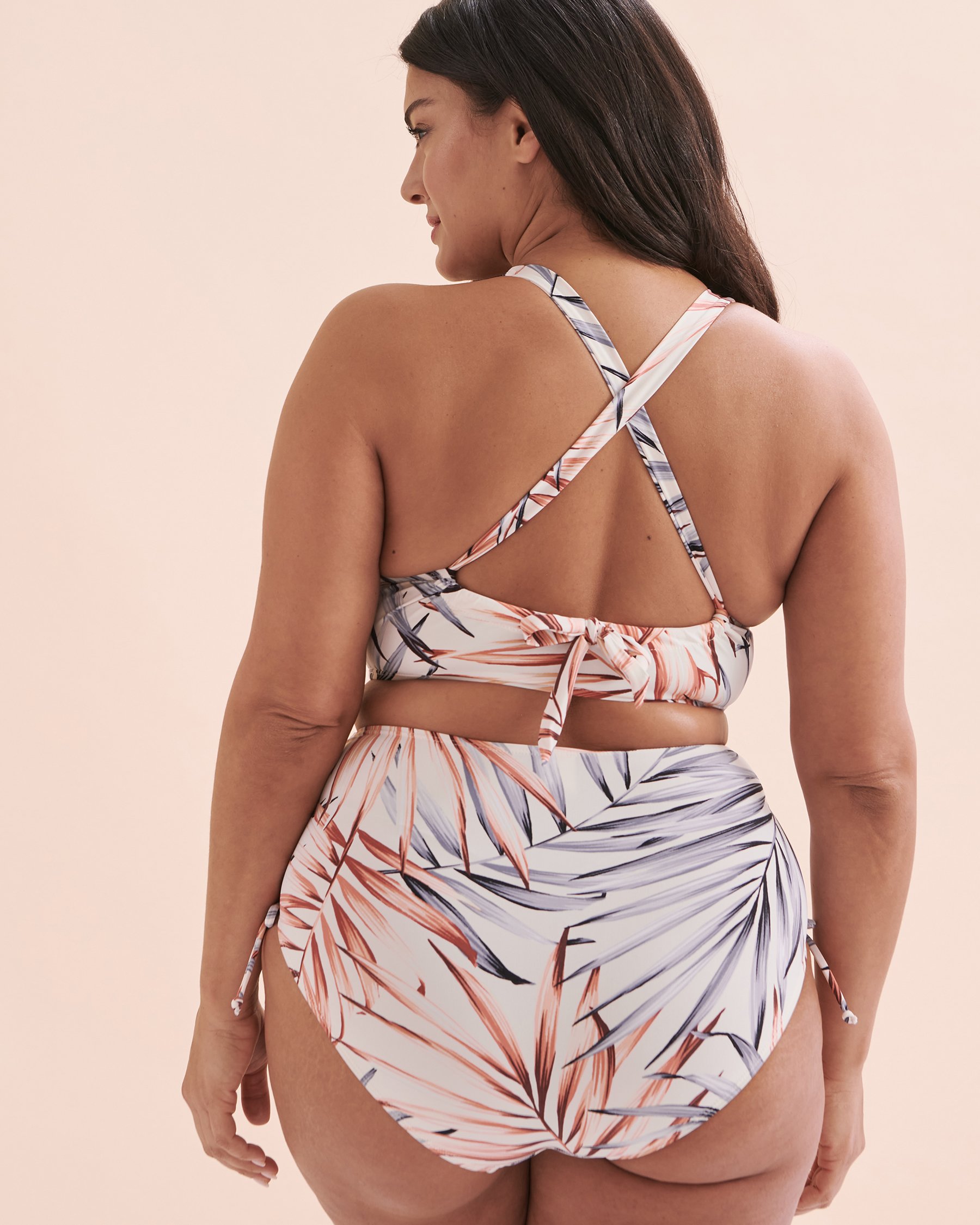 CHRISTINA Haut de bikini triangle Desert Palm Beige tropical 30DP5064 - View3