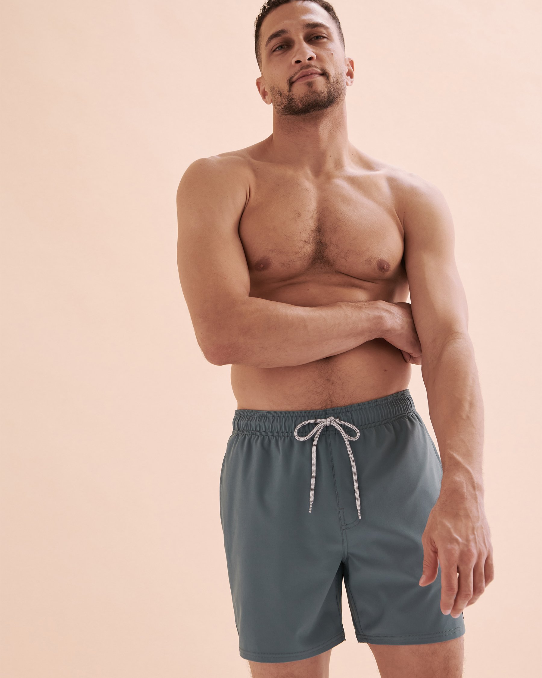 RIP CURL Daily Volley Swimsuit Grey Blue 04FMBO - View4