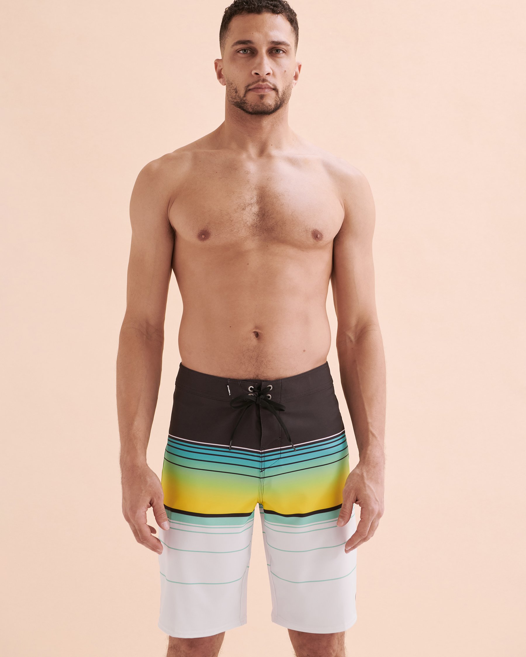 O'NEILL Hyperfreak Heat Stripe Boardshort Swimsuit White SP4106008 - View5