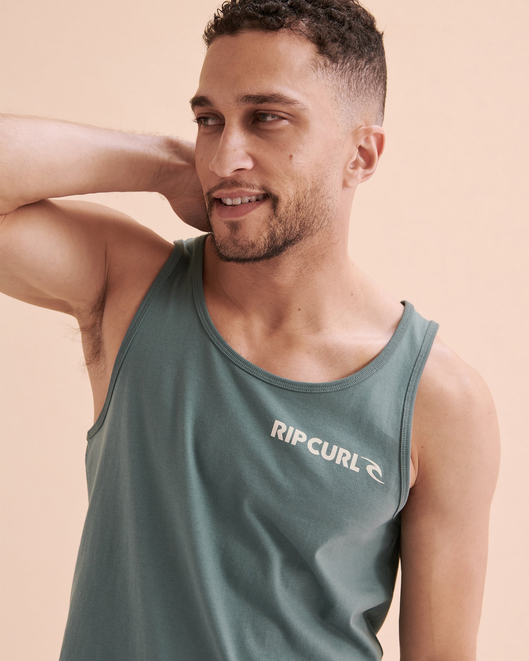 RIP CURL Icon Tank Top Grey Blue 0EMMTE - View3