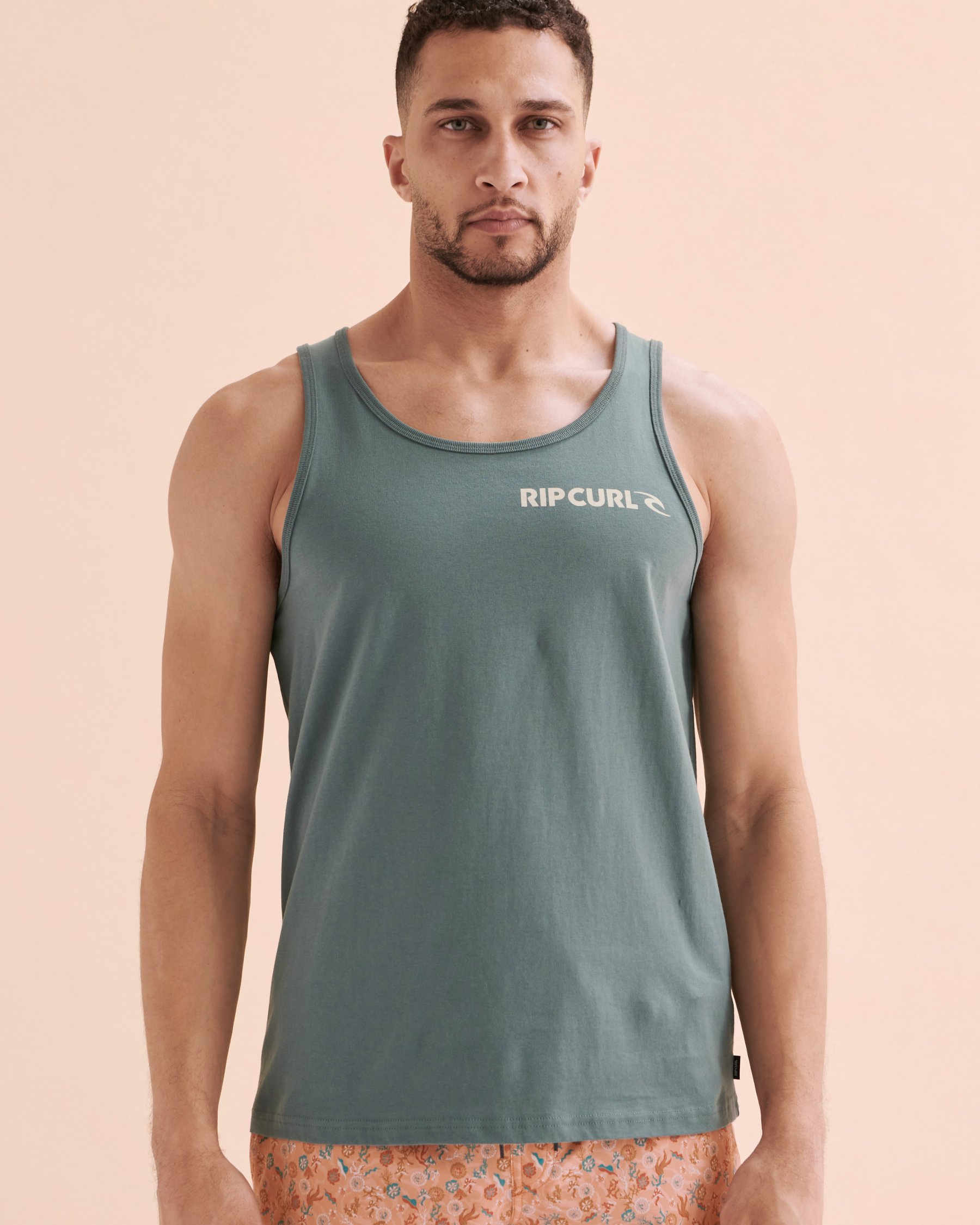 RIP CURL Icon Tank Top Grey Blue 0EMMTE - View4