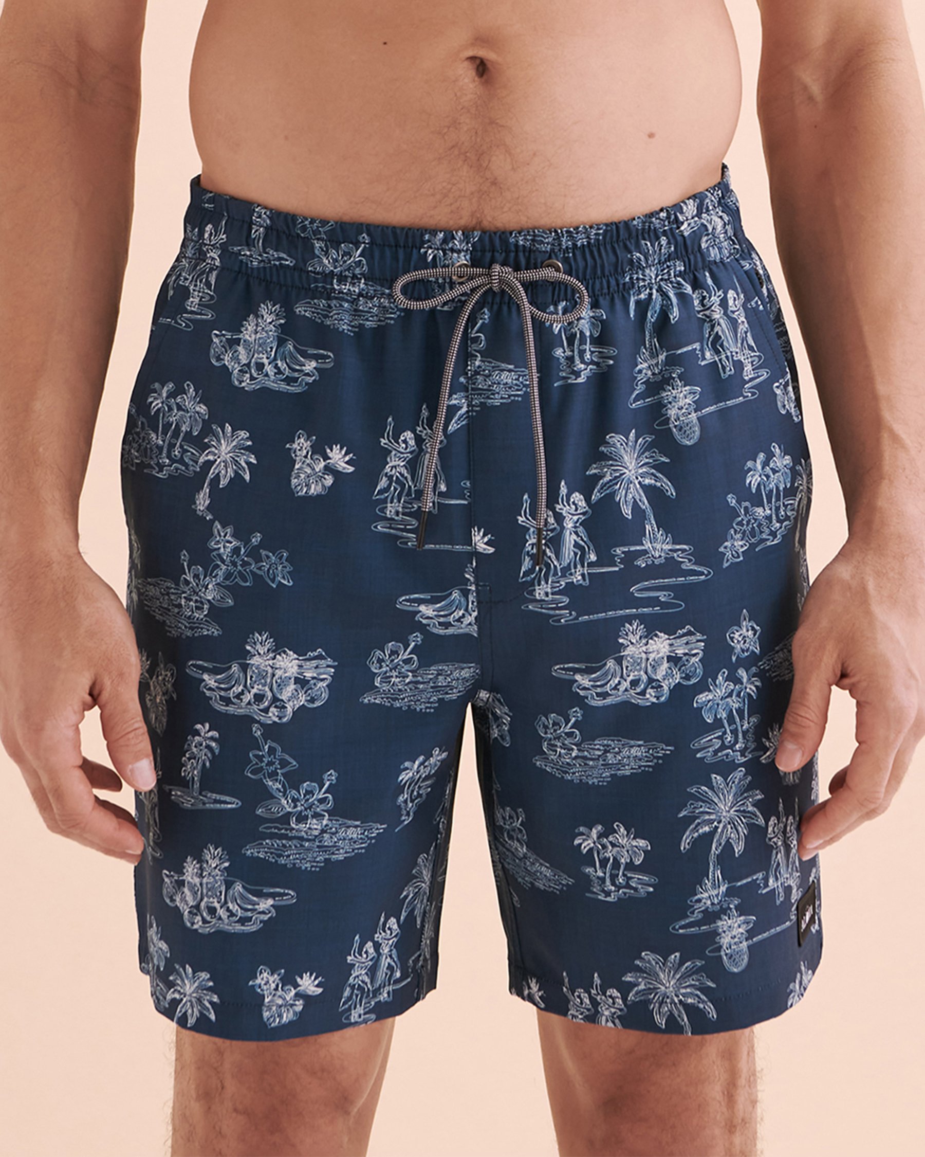 LUCKY ALOHA Maillot volley Nomad Bleu marine NMD1209 - Voir1