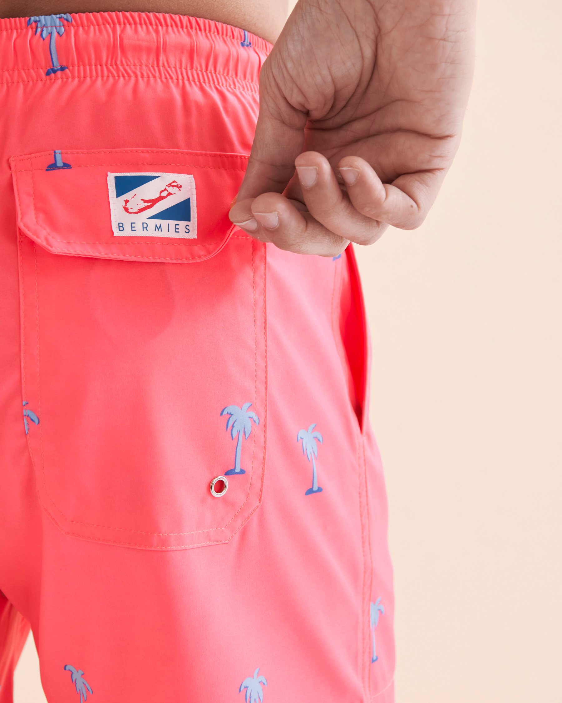 BERMIES Maillot volley Palmera Rose PALMERA - View5