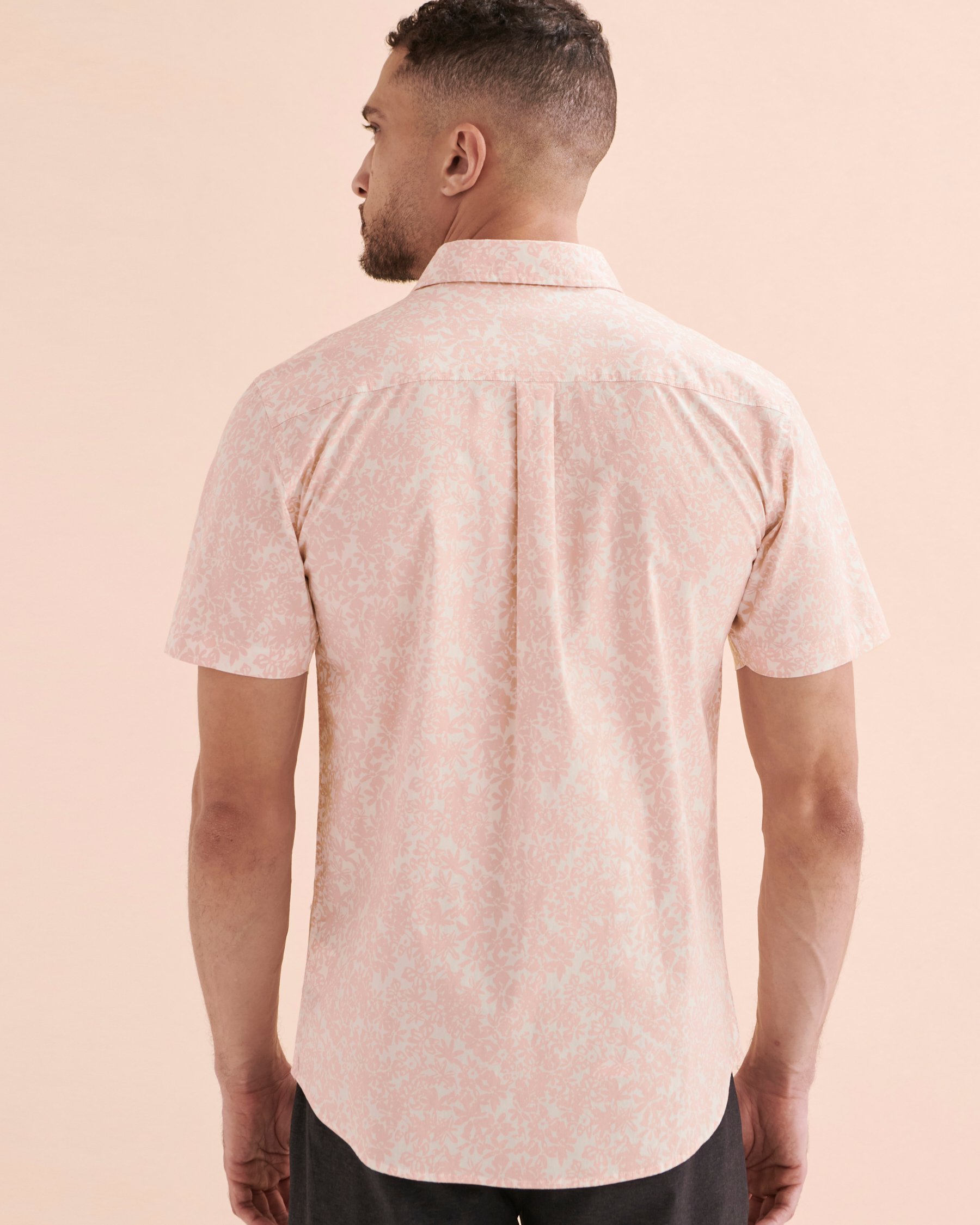 O'NEILL Quiver Stretch Modern Short Sleeve Shirt Pale Pink SP4104106 - View3