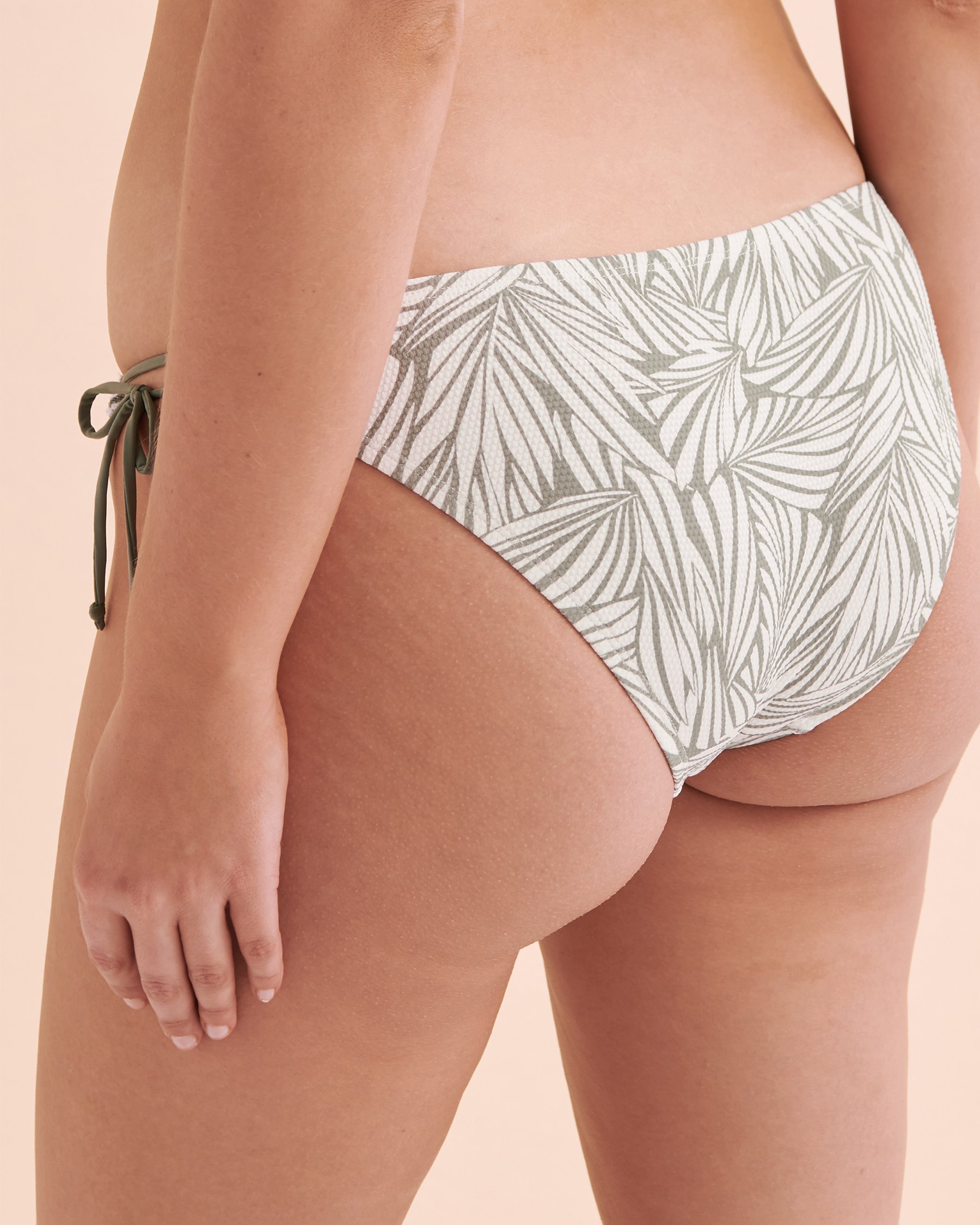 SKYE Biomes Juliana Side Tie Bikini Bottom Light Green Tropical SK751148 - View4