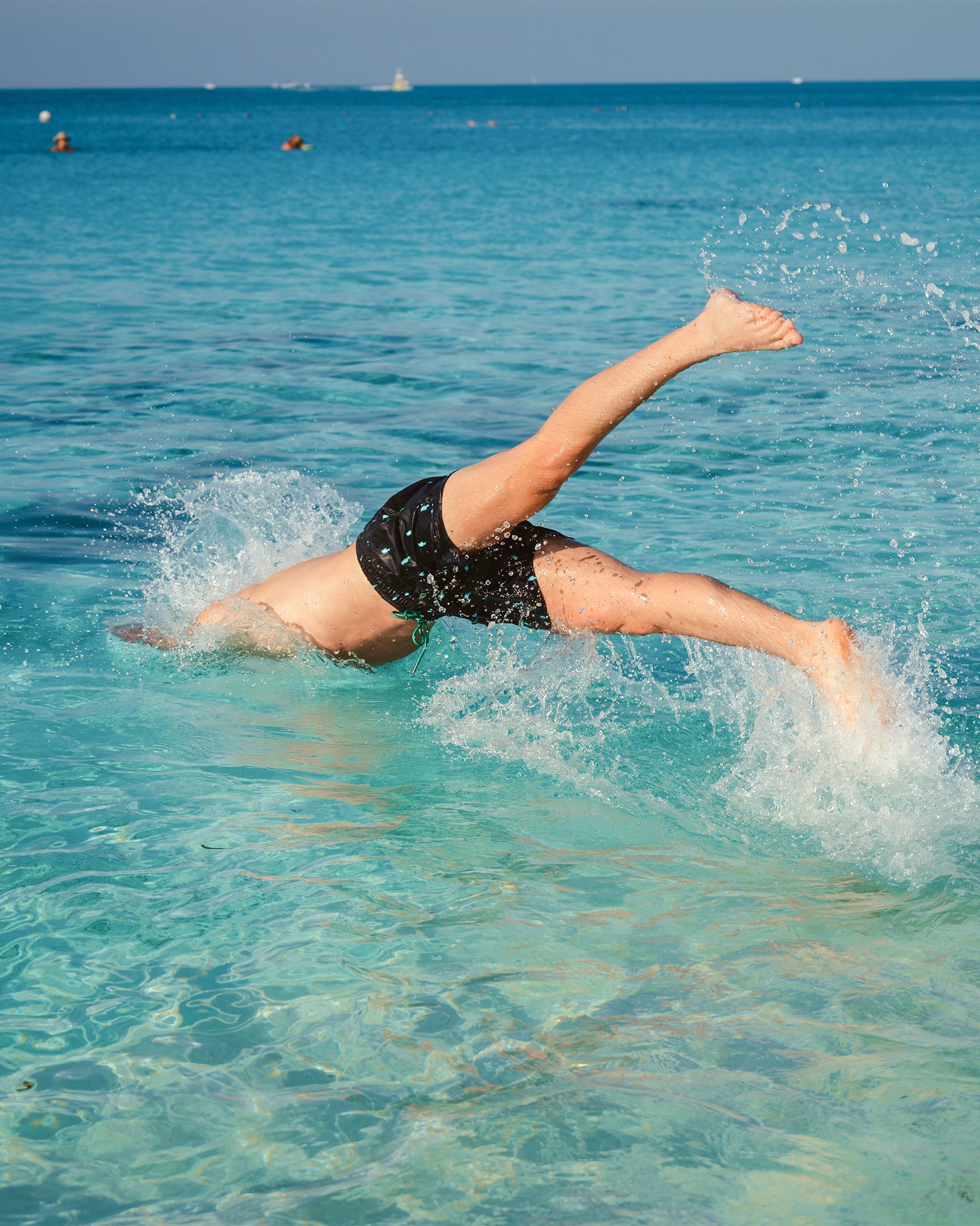 HAMABE Volley Swimsuit Green Parrots 03100029 - View10