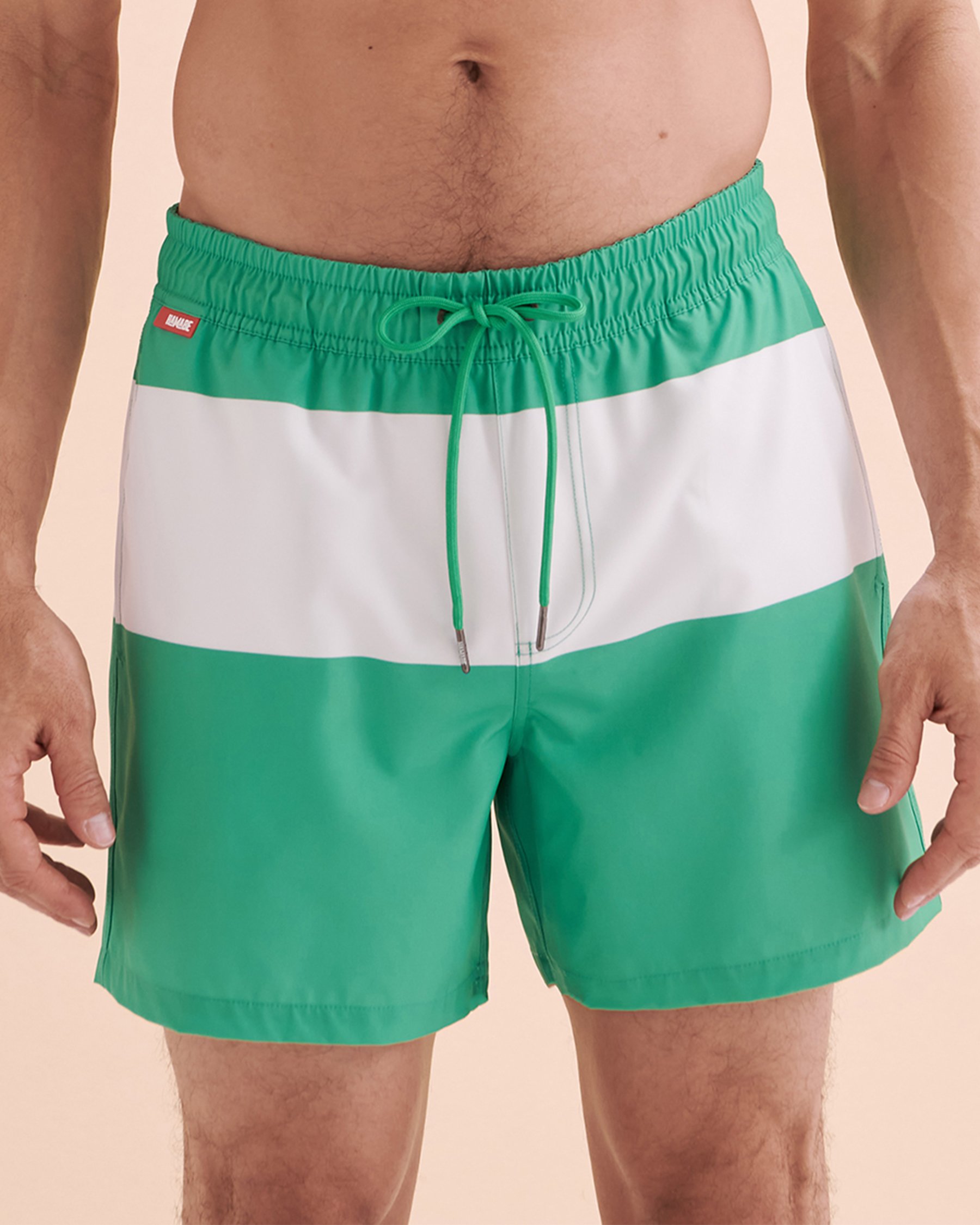 HAMABE Maillot volley Rayures blanches et vertes 03100028 - View4