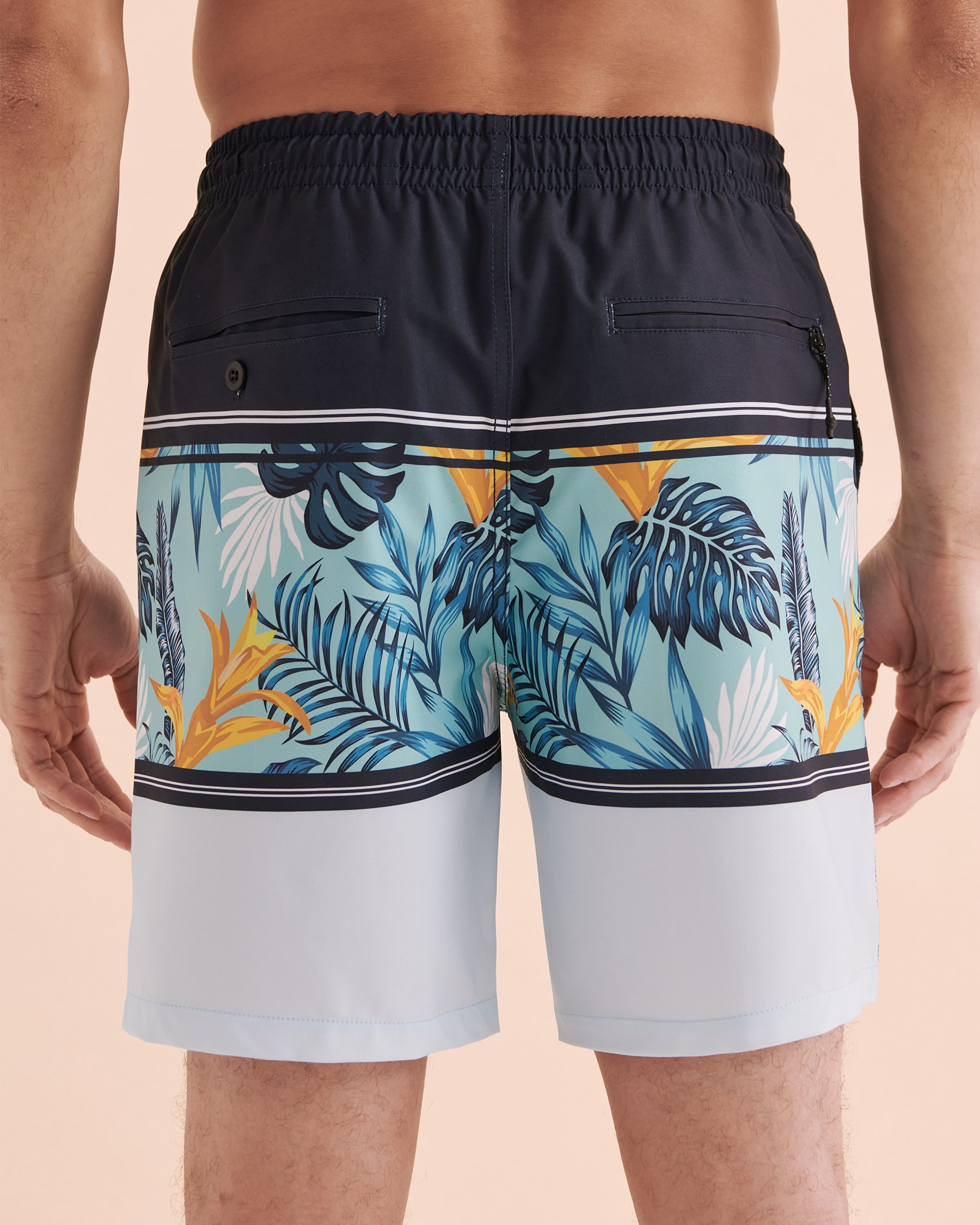 LUCKY ALOHA Waimea Volley Swimsuit Blue WMA1347 - View2