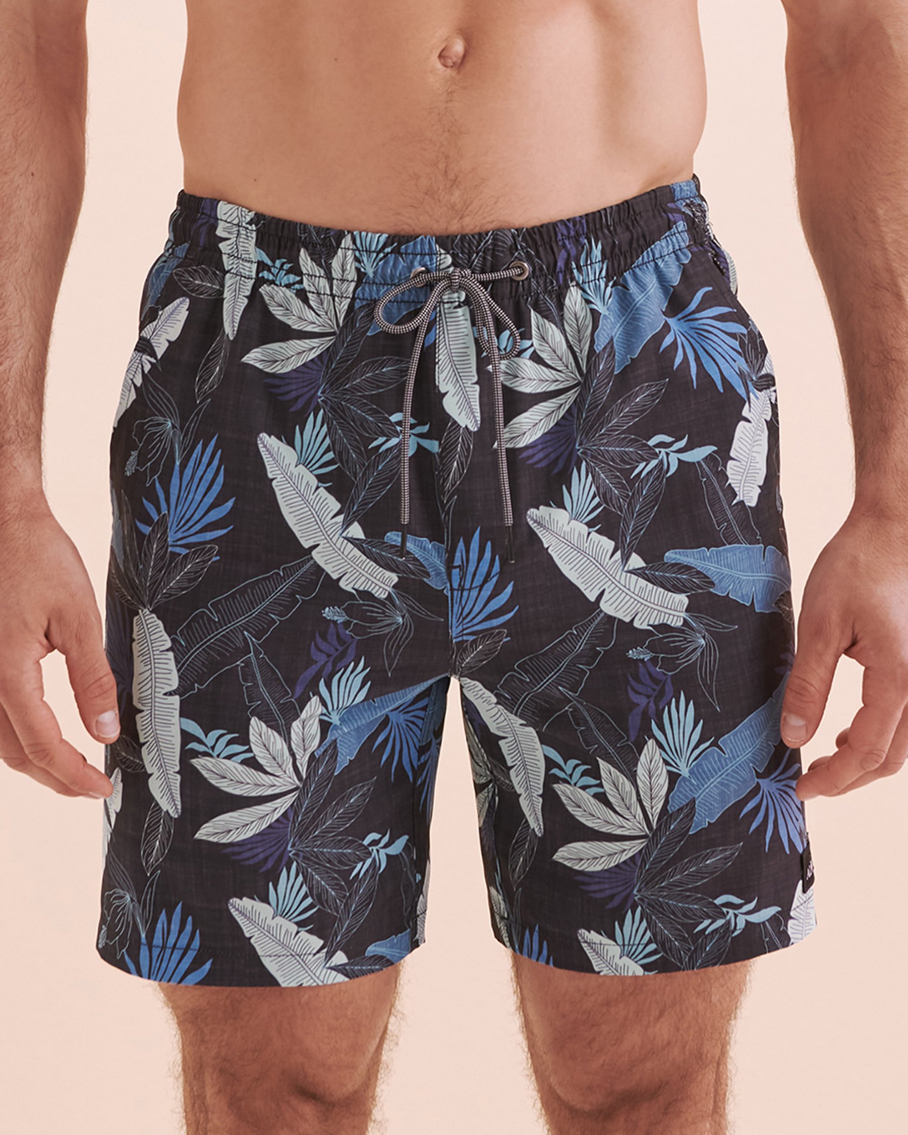 LUCKY ALOHA Maillot volley Centers Feuilles tropicales bleues CNT1313 - View1