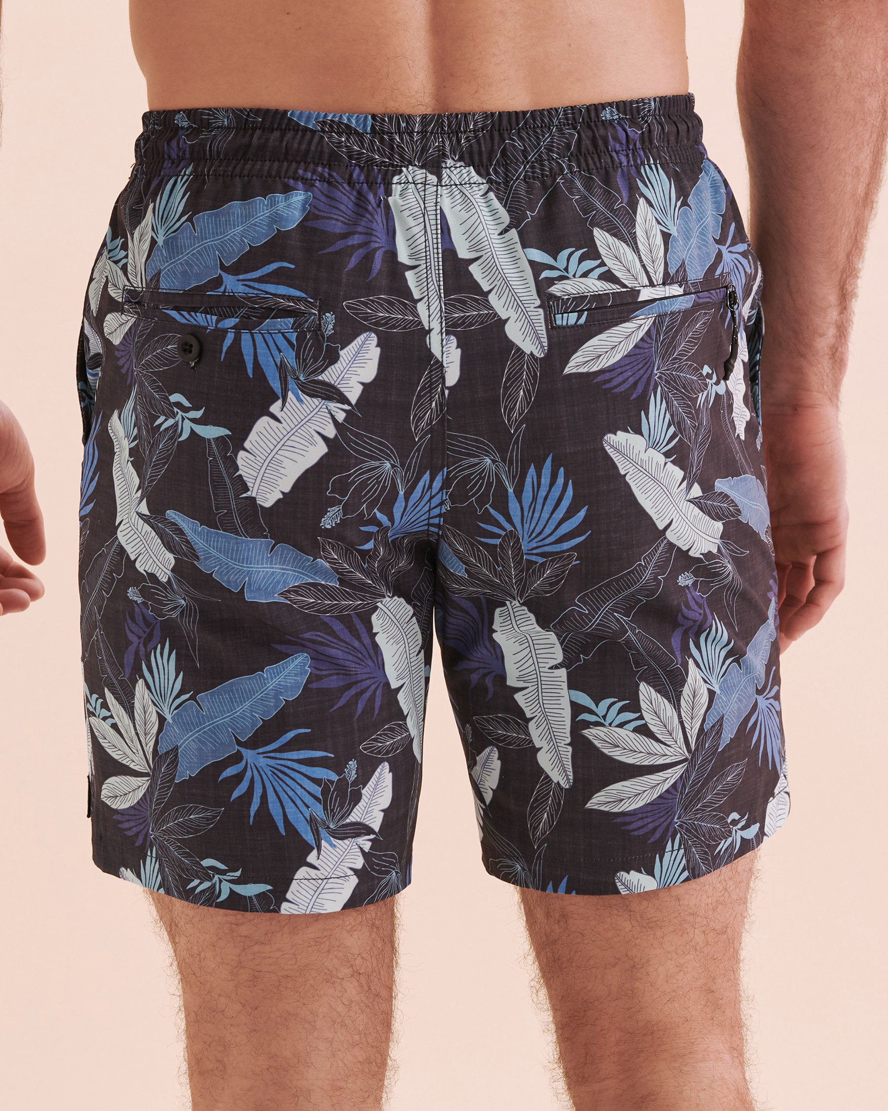 LUCKY ALOHA Maillot volley Centers Feuilles tropicales bleues CNT1313 - View2