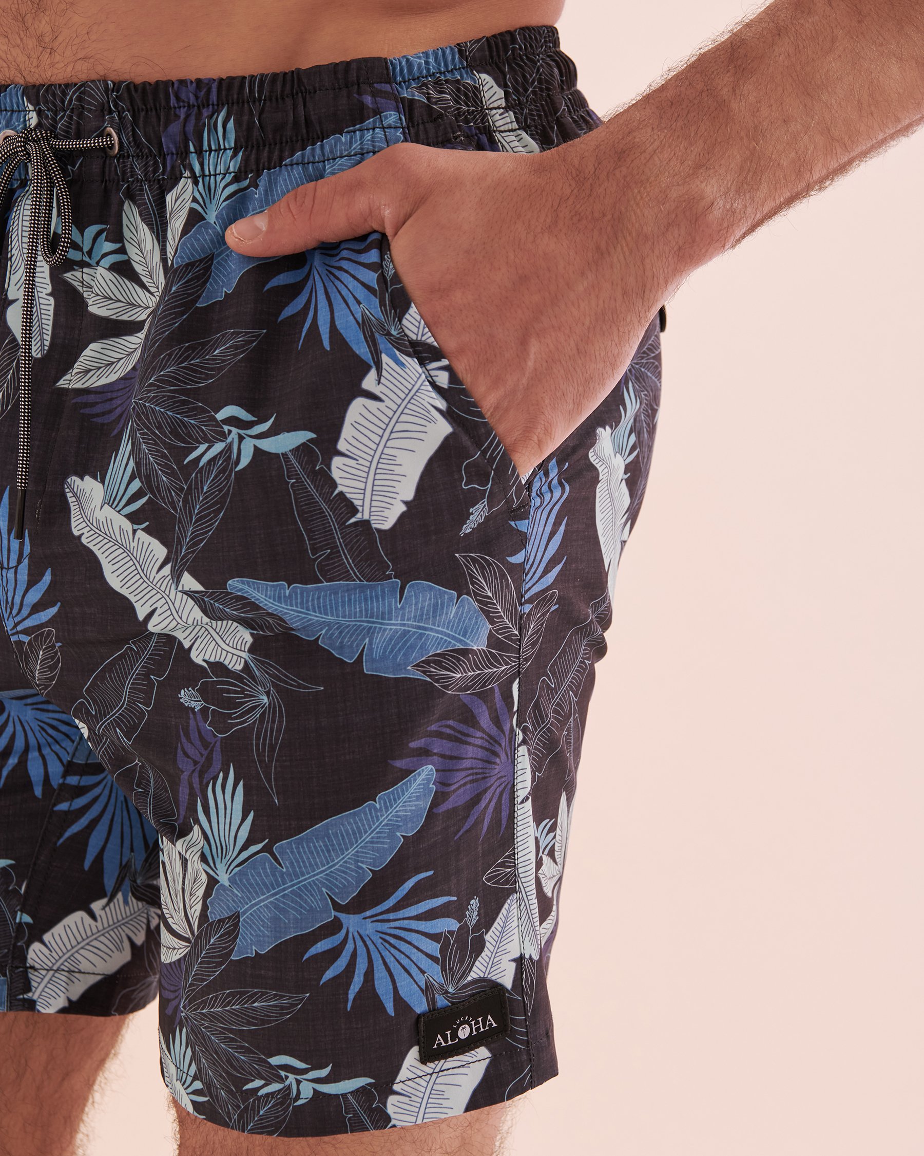 LUCKY ALOHA Maillot volley Centers Feuilles tropicales bleues CNT1313 - View3