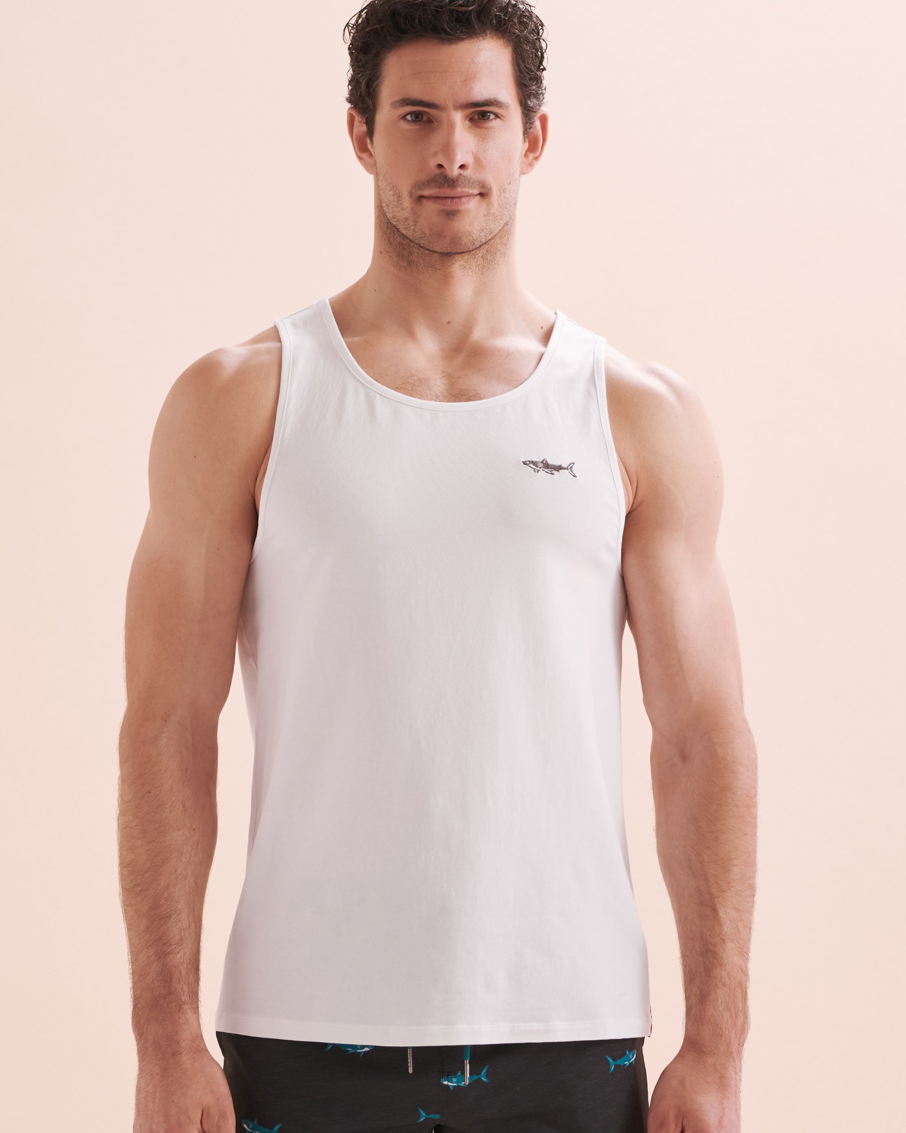 HAMABE Camisole en coton Blanc 04100020 - View7