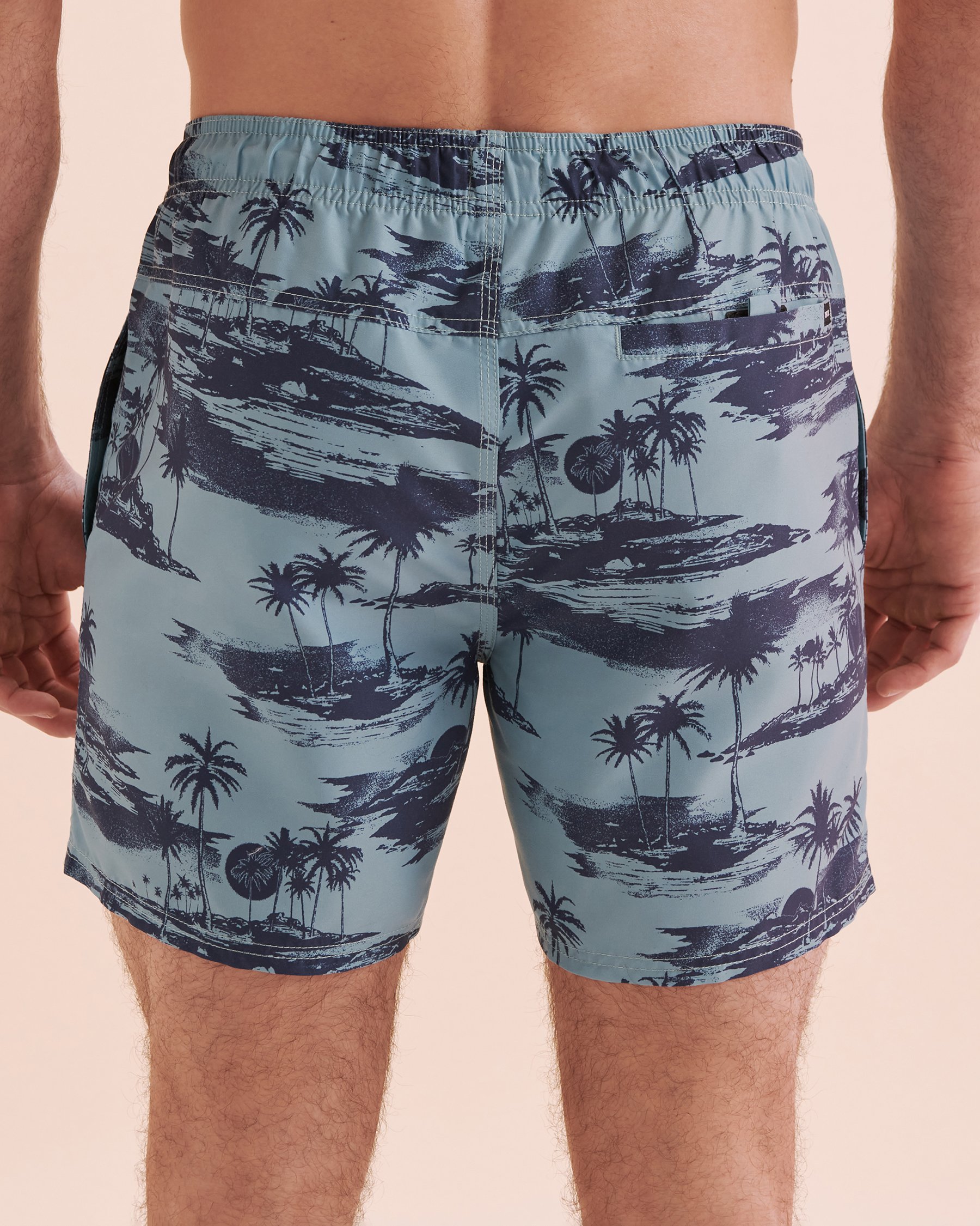 RIP CURL Dreamers Volley Swimsuit Dusty Blue 03FMBO - View2