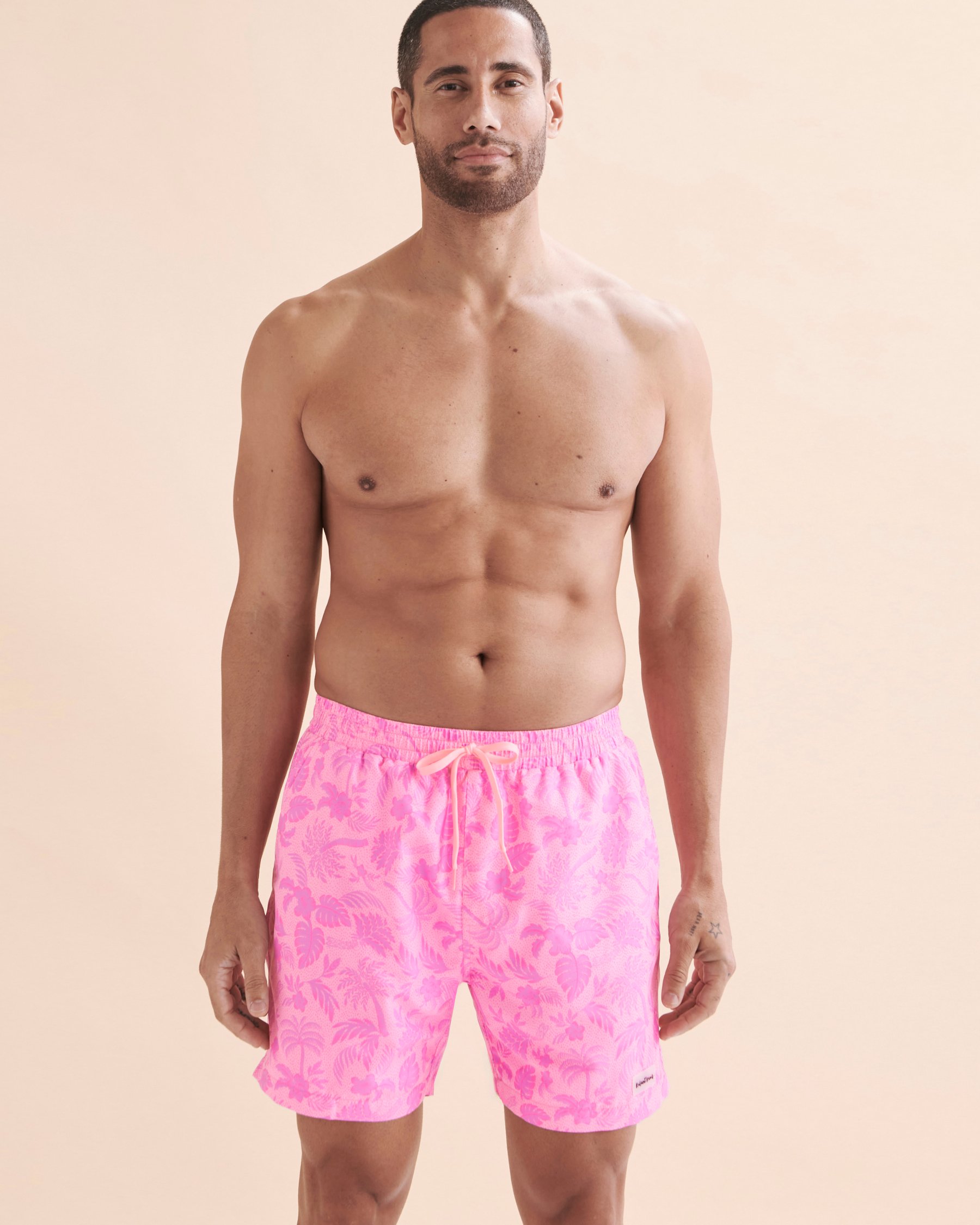 KULANI KINIS Fuchsia Fever Volley Swimsuit Fuchsia Fever TRUNK110FUFE - View8