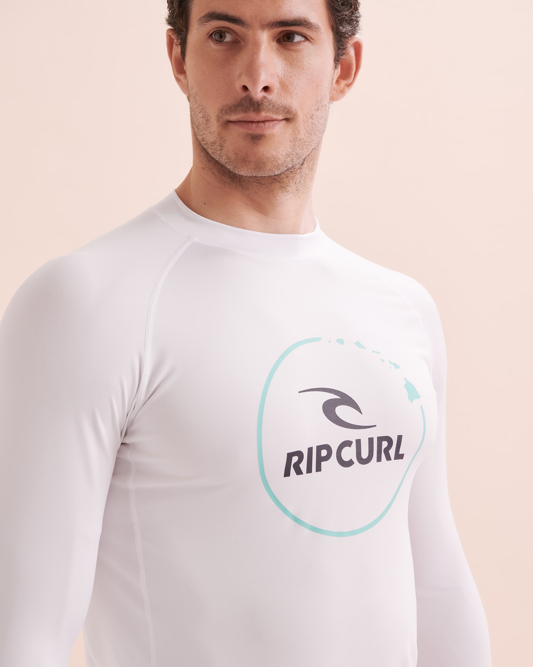 RIP CURL Rashguard manches longues UPF 50+ Island Vibe Bleu 14RMRV - Voir3