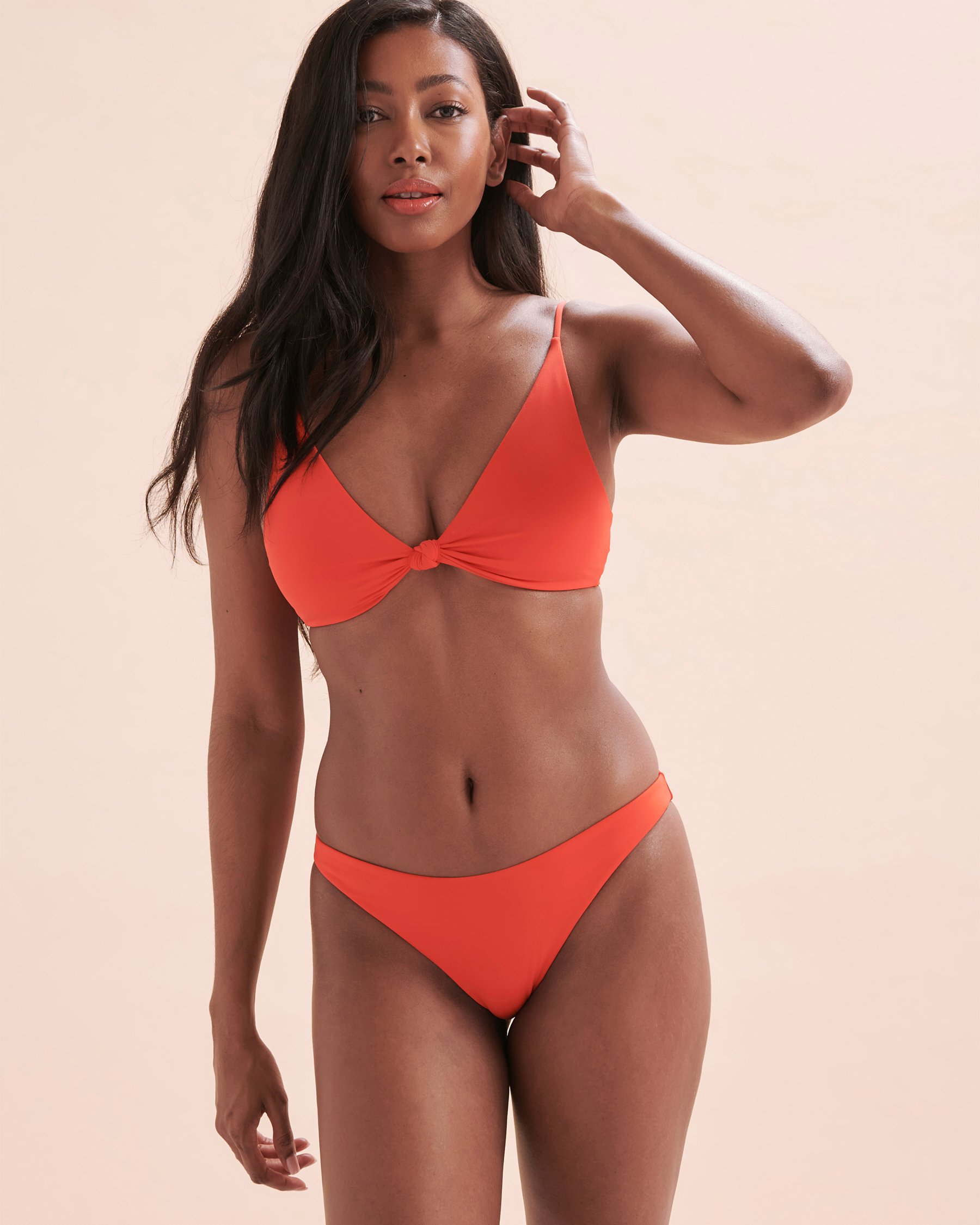 O'NEILL Saltwater Solids Flamenco Cheeky Bikini Bottom Red SP4474088B - View9