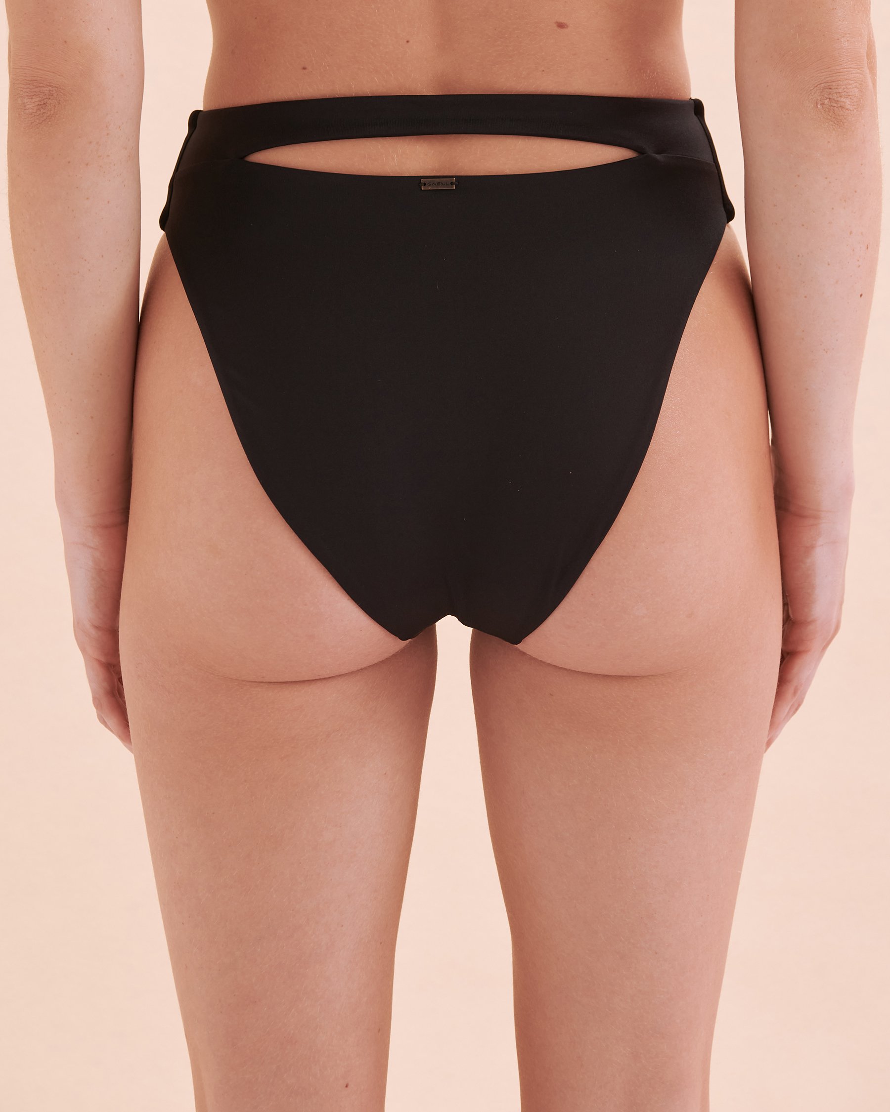 O'NEILL Saltwater Solids High Waist Bikini Bottom Black SP4474086B - View2