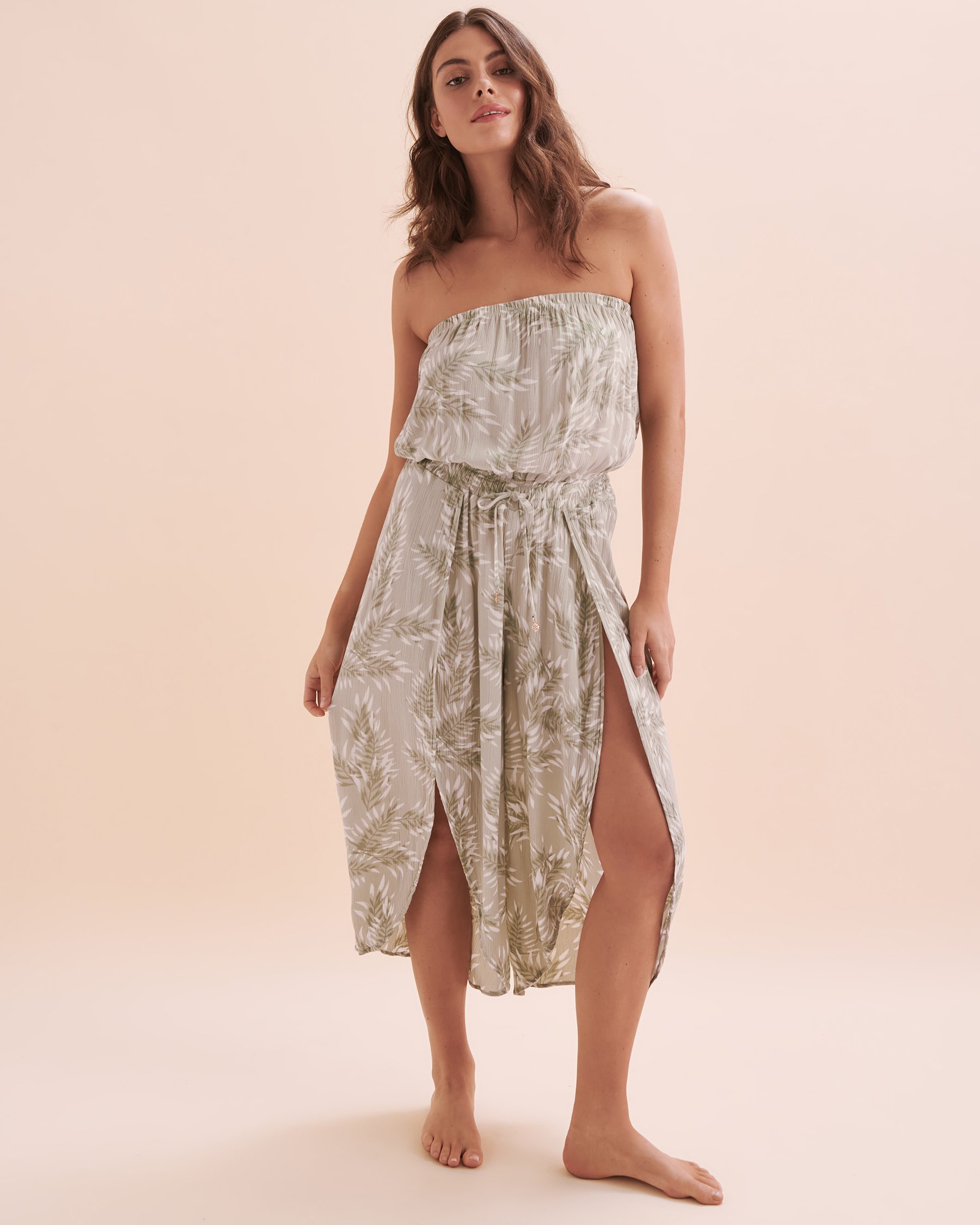 TURQUOISE COUTURE Combinaison sans manches Feuilles 02300119 - View6