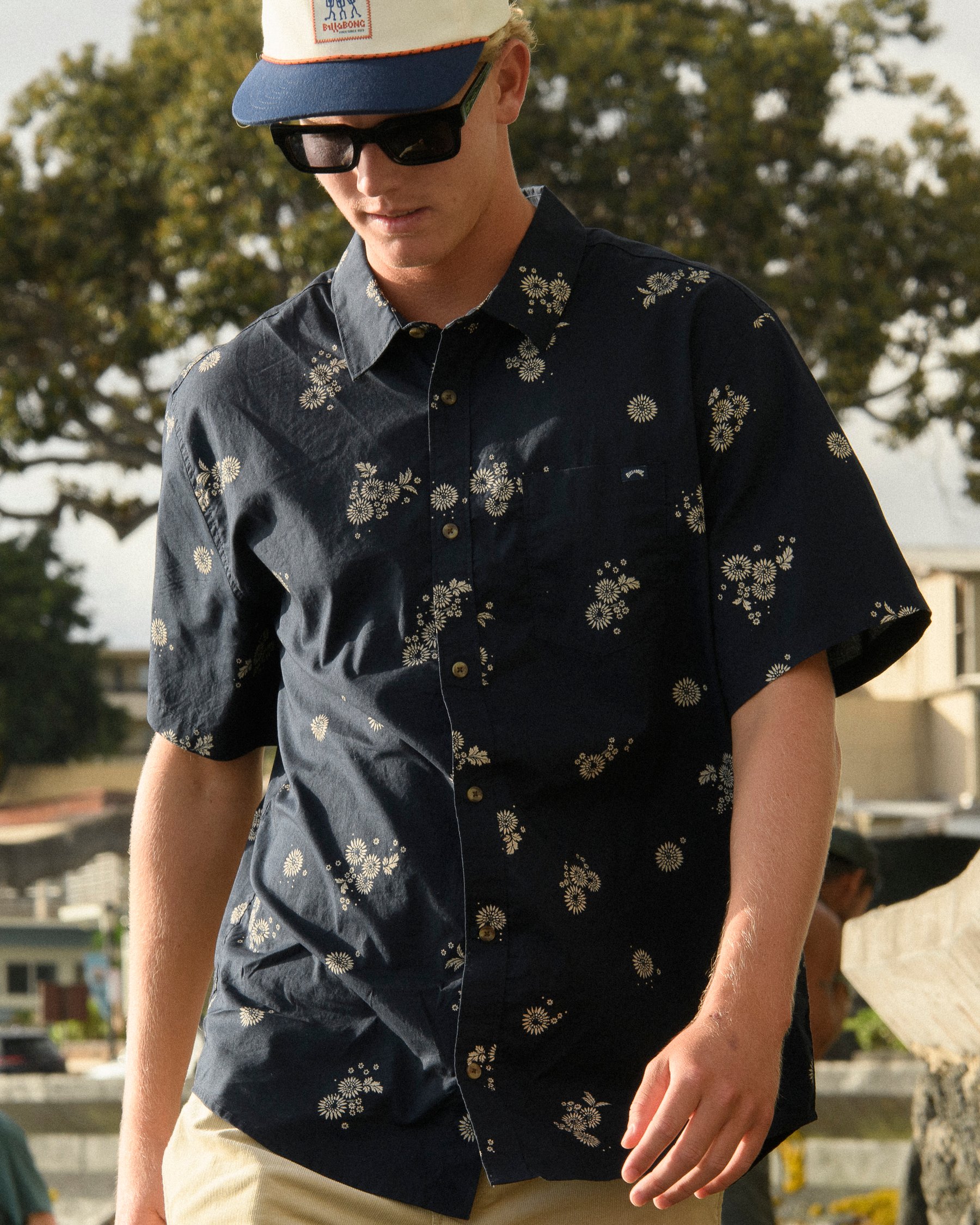 BILLABONG Chemise à manches courtes Sundays Mini Bleu de minuit ABYWT00232 - Voir1