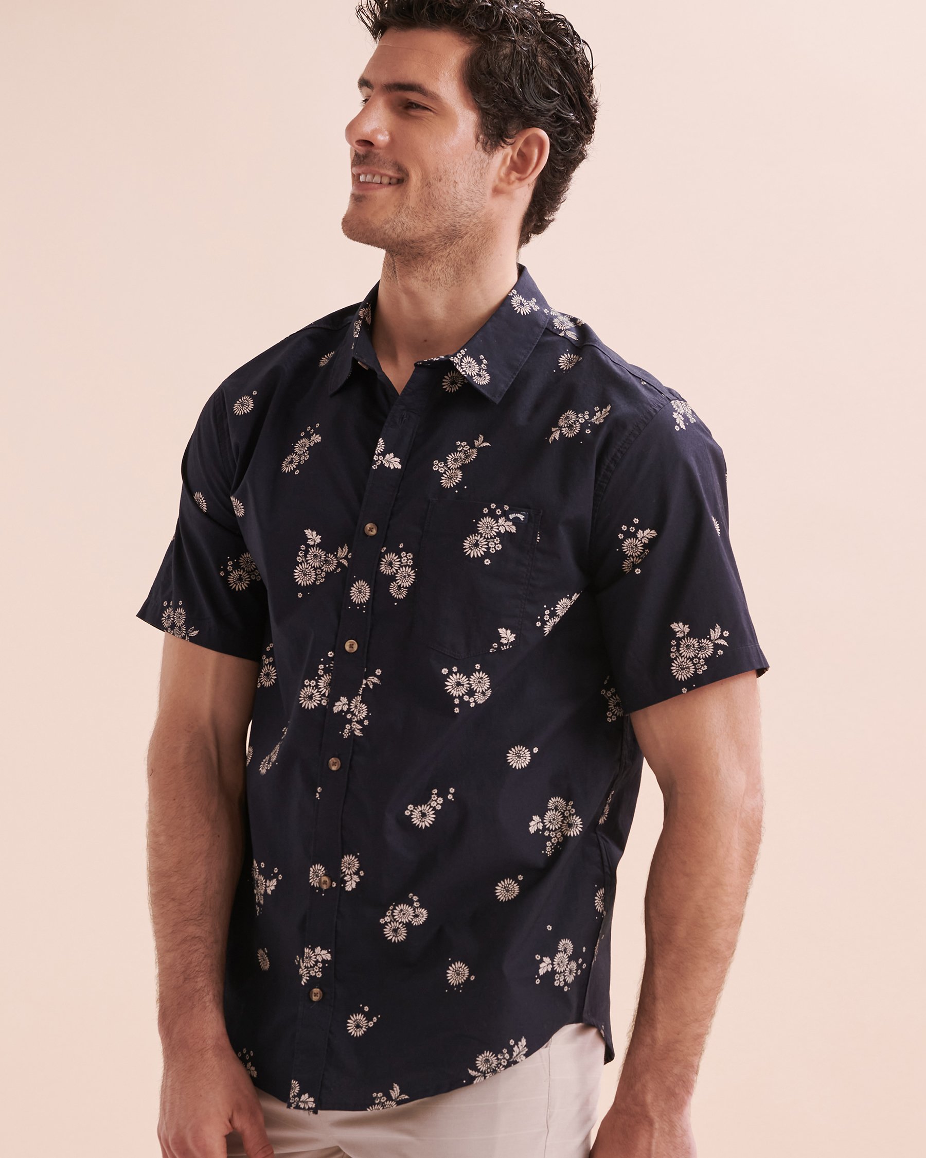 BILLABONG Chemise à manches courtes Sundays Mini Bleu de minuit ABYWT00232 - Voir4