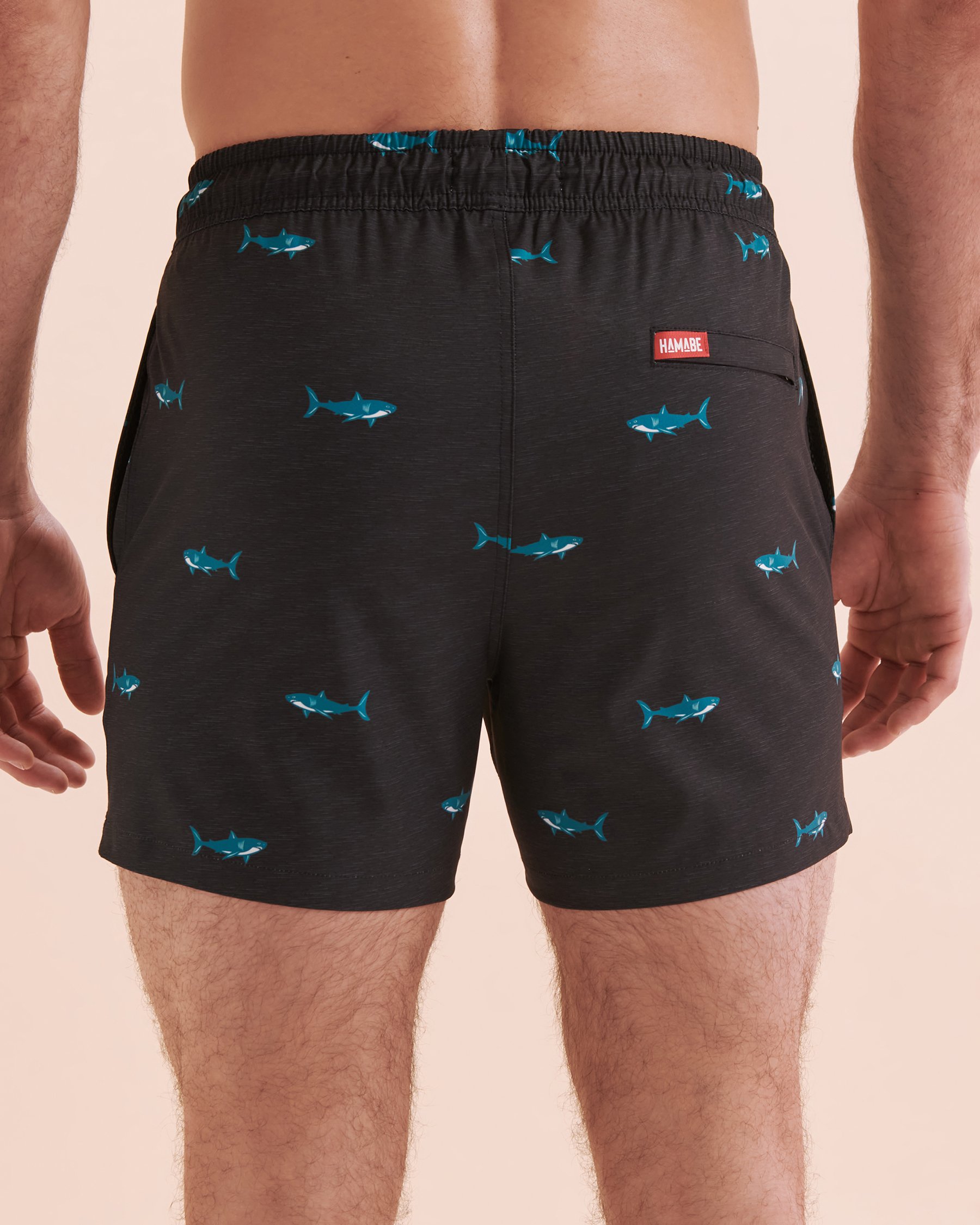 HAMABE Volley Swimsuit Blue Sharks 03100032 - View2