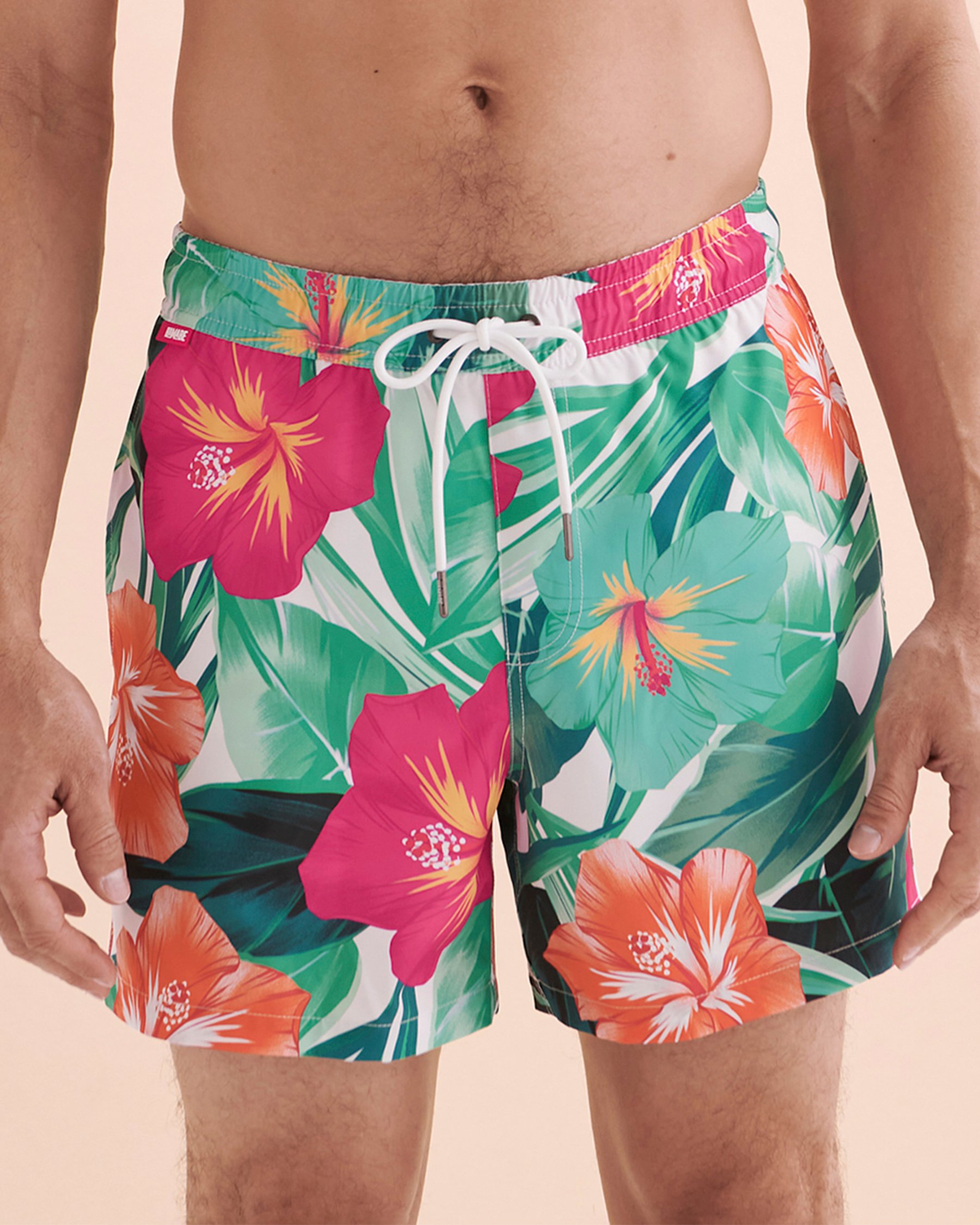 HAMABE Maillot volley Hibiscus tropical 03100031 - View6