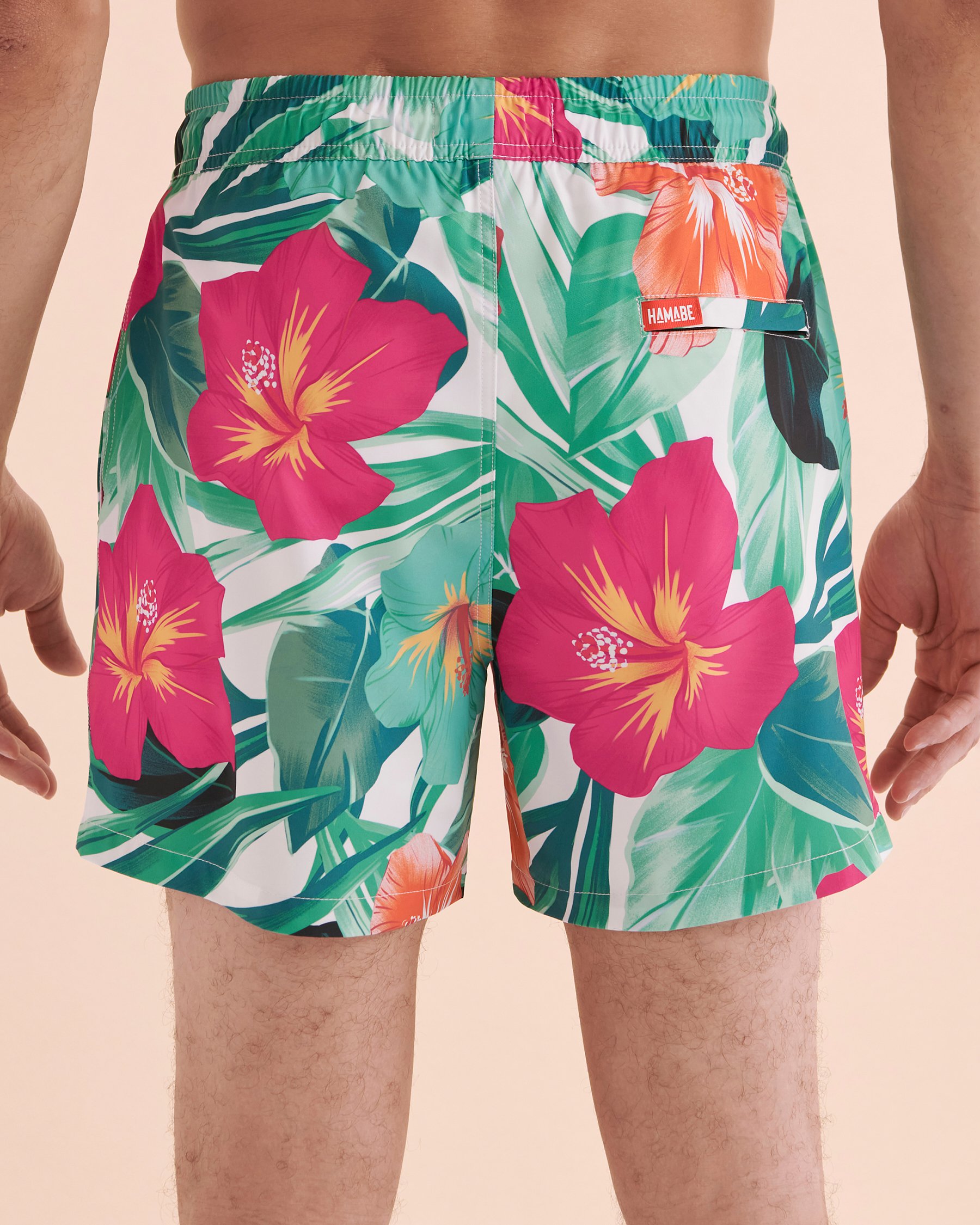 HAMABE Maillot volley Hibiscus tropical 03100031 - View8