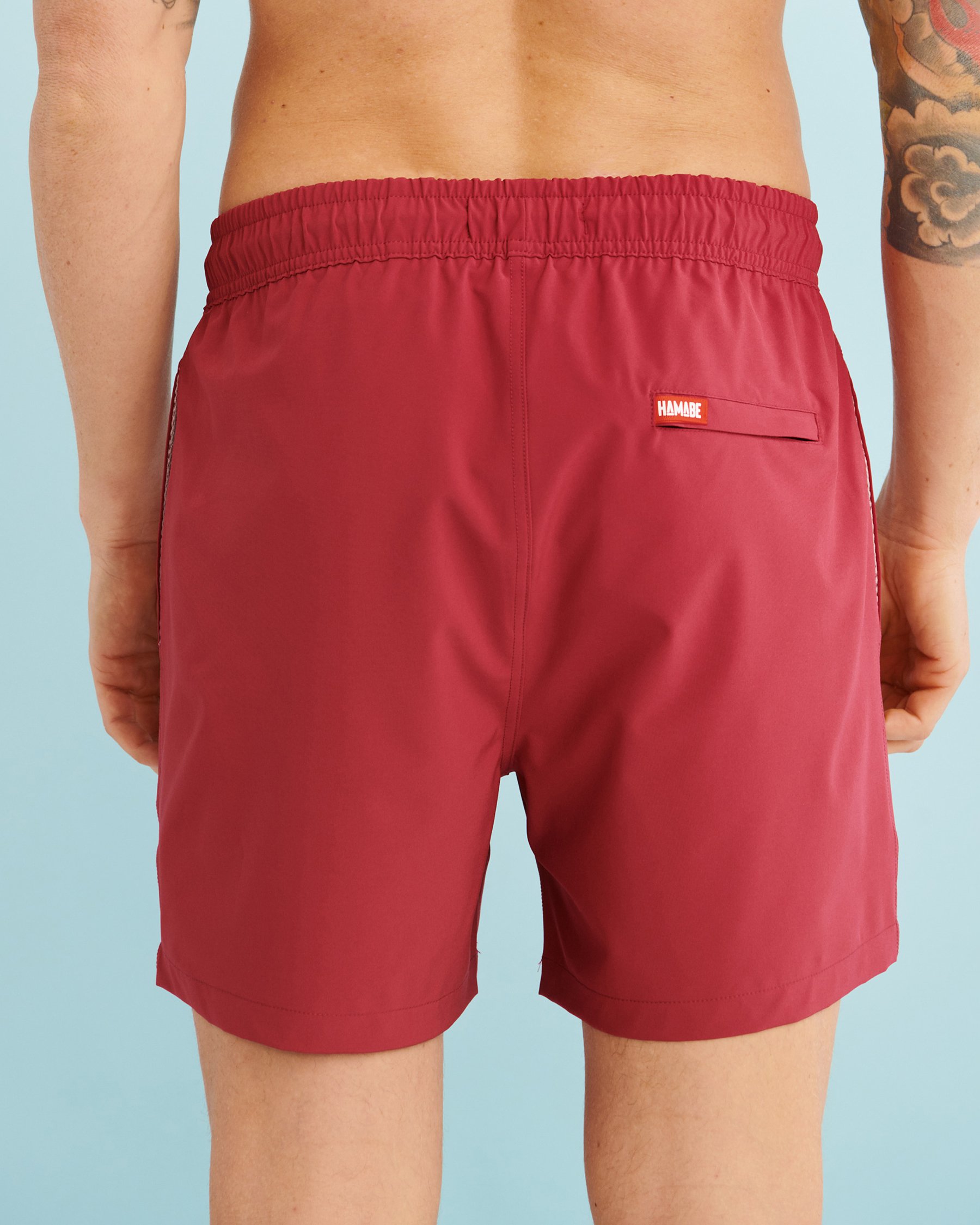 HAMABE Maillot volley avec filet Rouge 03100001 - View3
