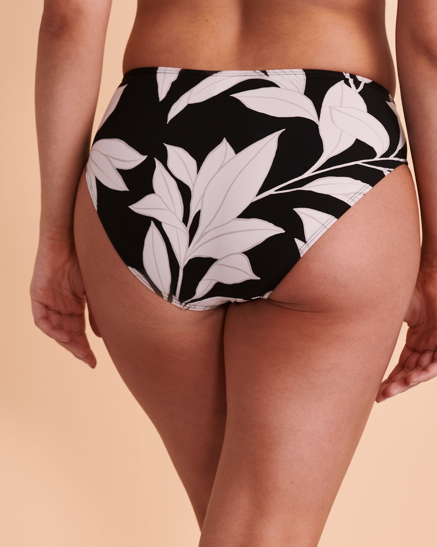 CHRISTINA Bas de bikini taille mi-haute ATRIUM IVY Imprimé noir et blanc 30AT3043 - Voir2