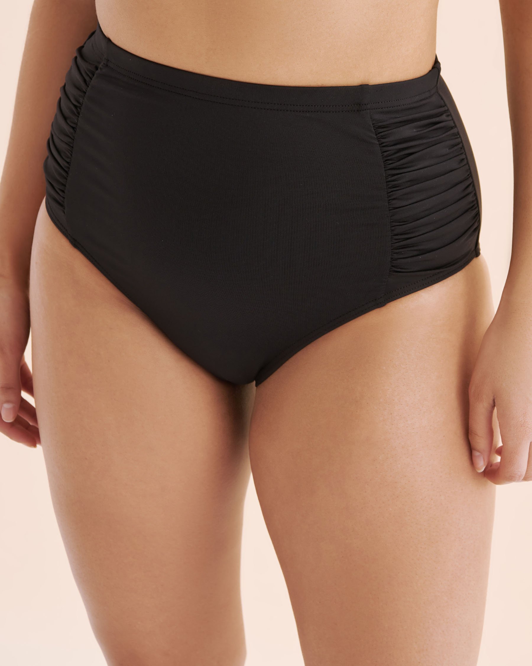 ARTESANDS Bas de bikini taille haute Hues Botticelli Noir AT4705P - Voir1