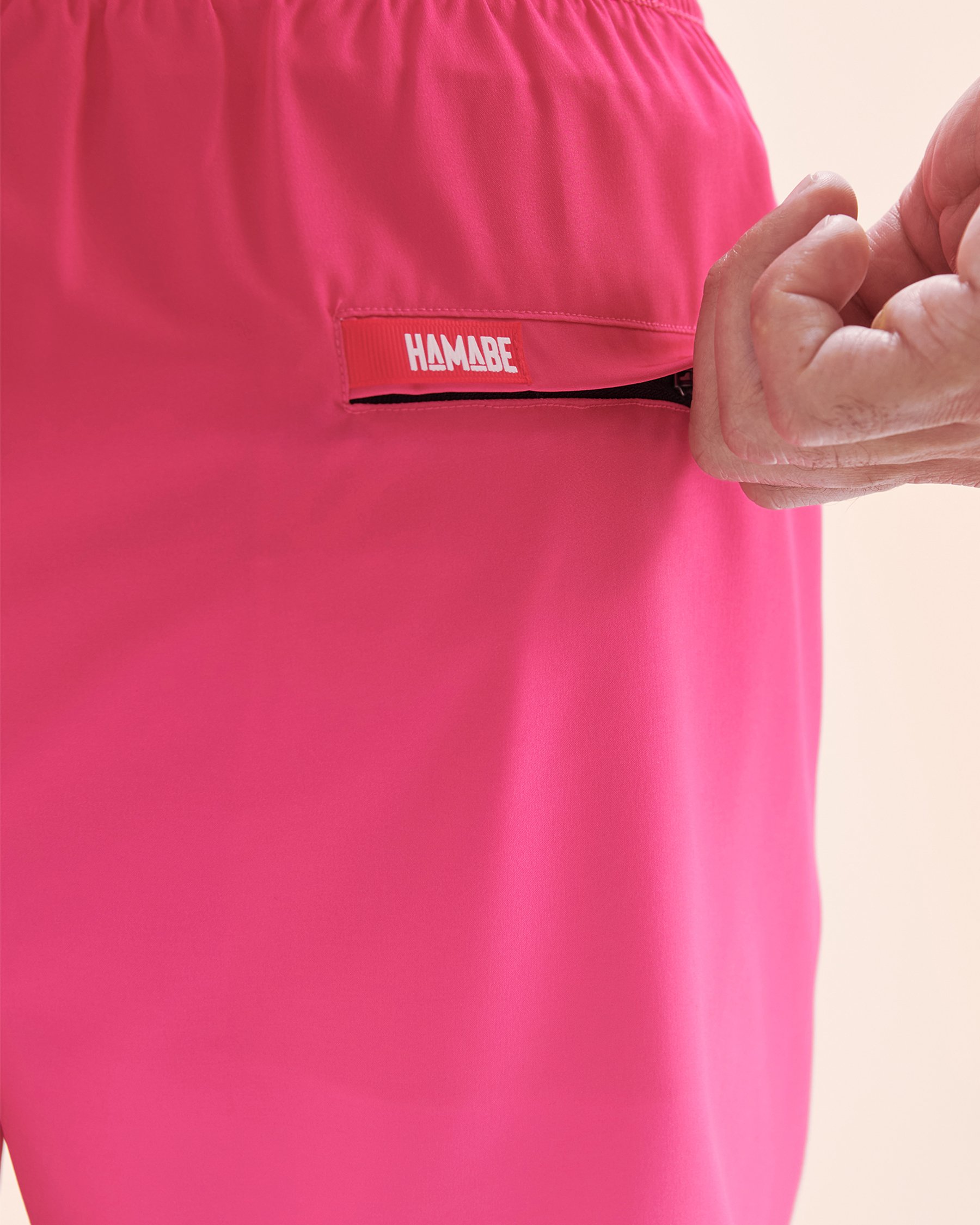 HAMABE Maillot volley avec doublure compressive Rose dégradé 03100054 - Voir4