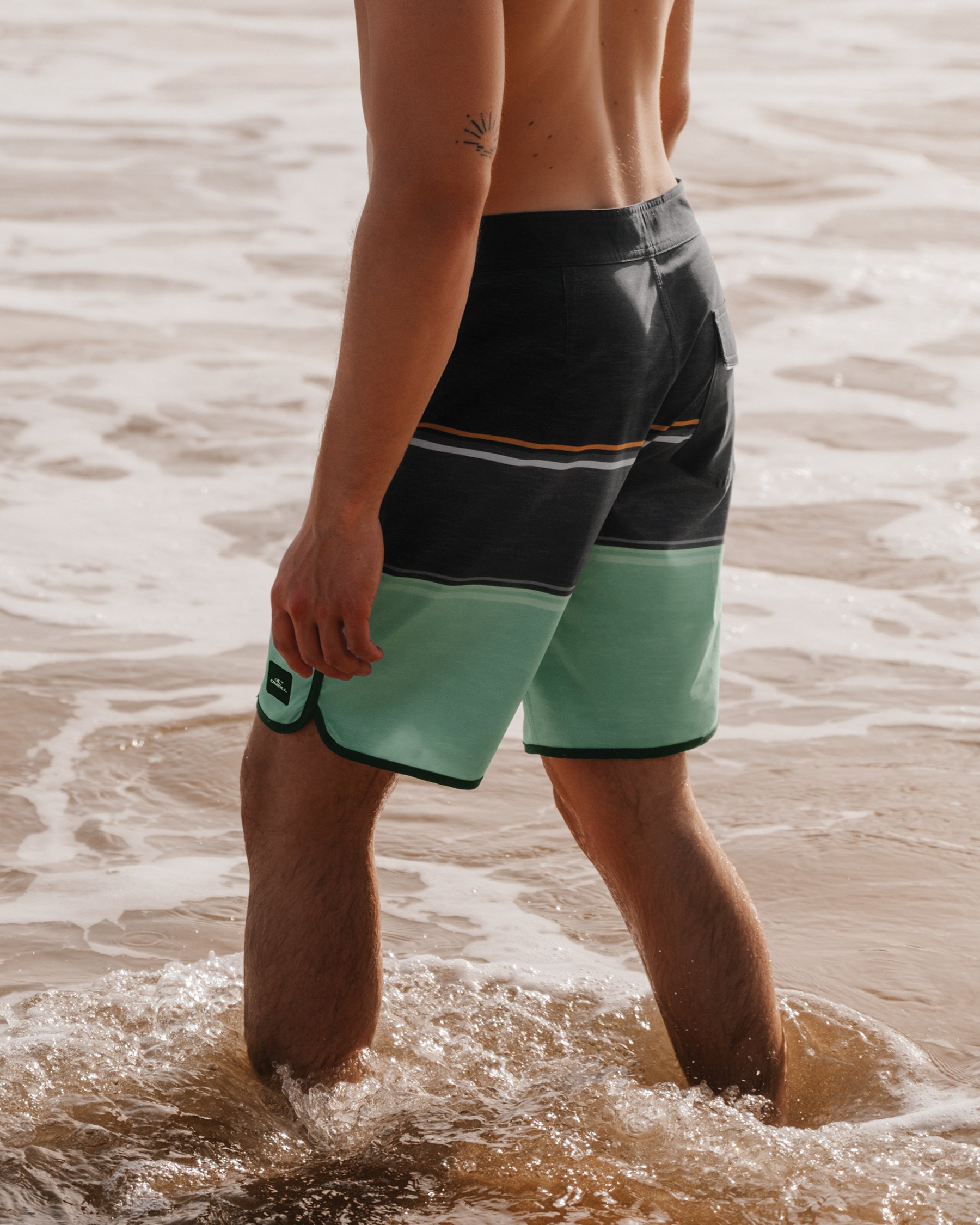 O'NEILL Lennox Scallop 19'' Boardshort Swimsuit Graphite Grey SP5106011 - View2